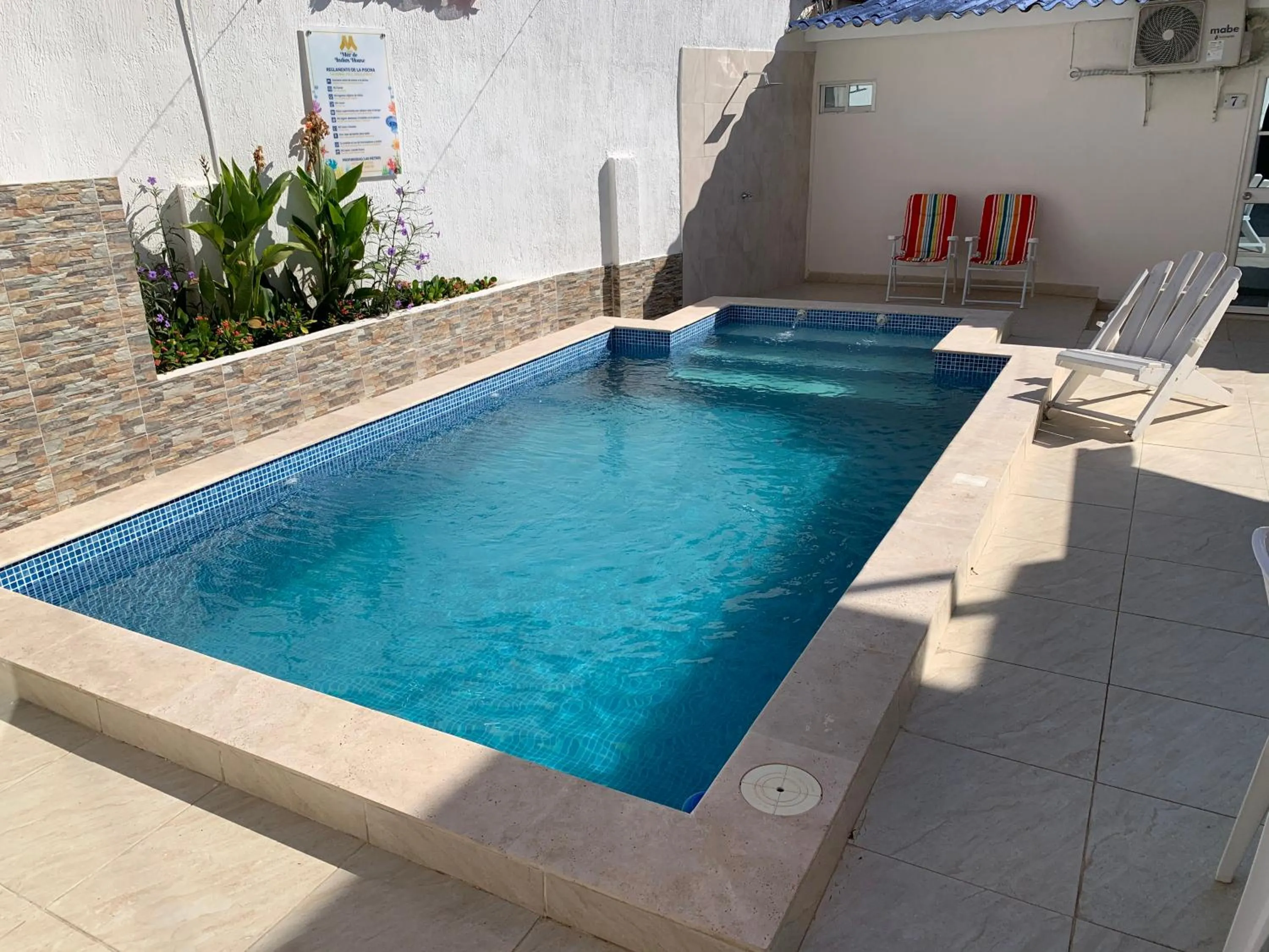 Swimming pool in Mar de Indias House