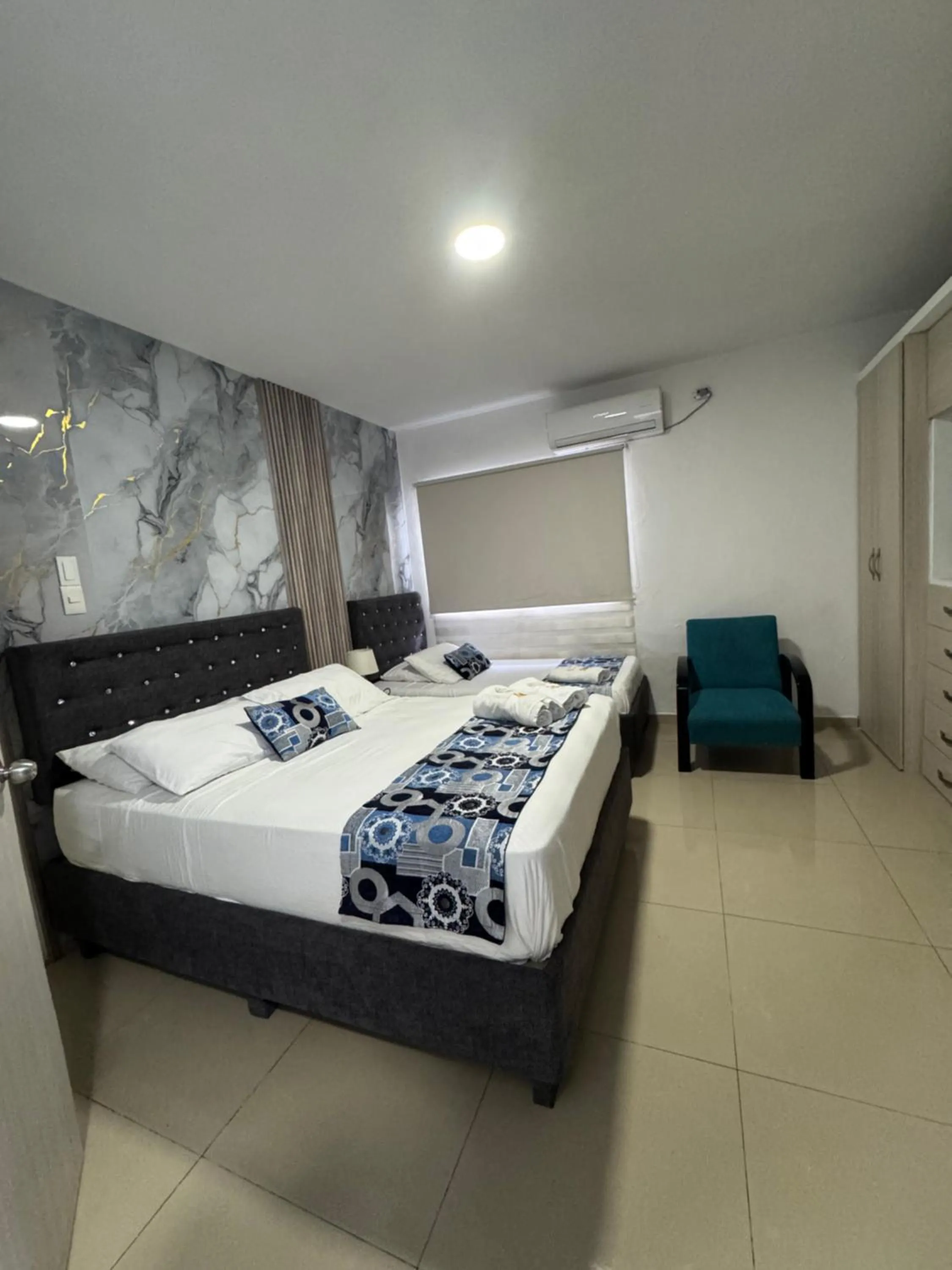 Bed in Mar de Indias House