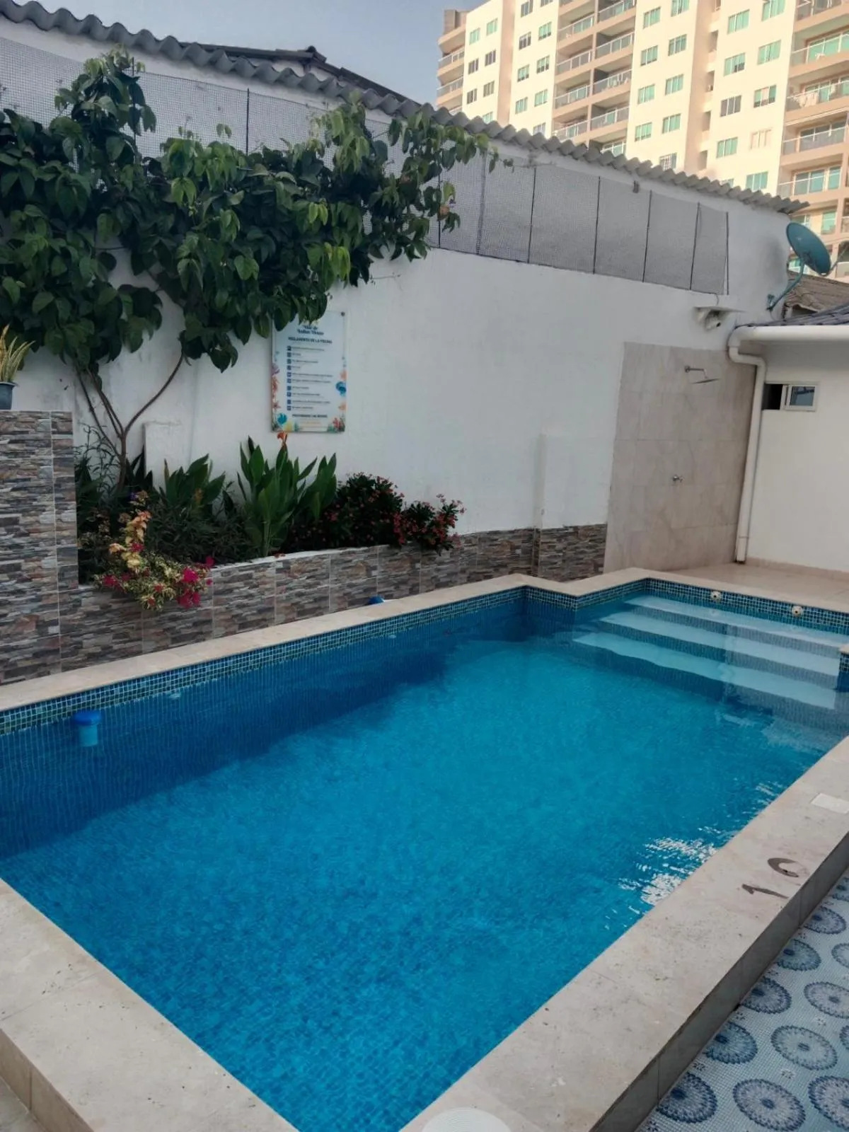Swimming pool in Mar de Indias House