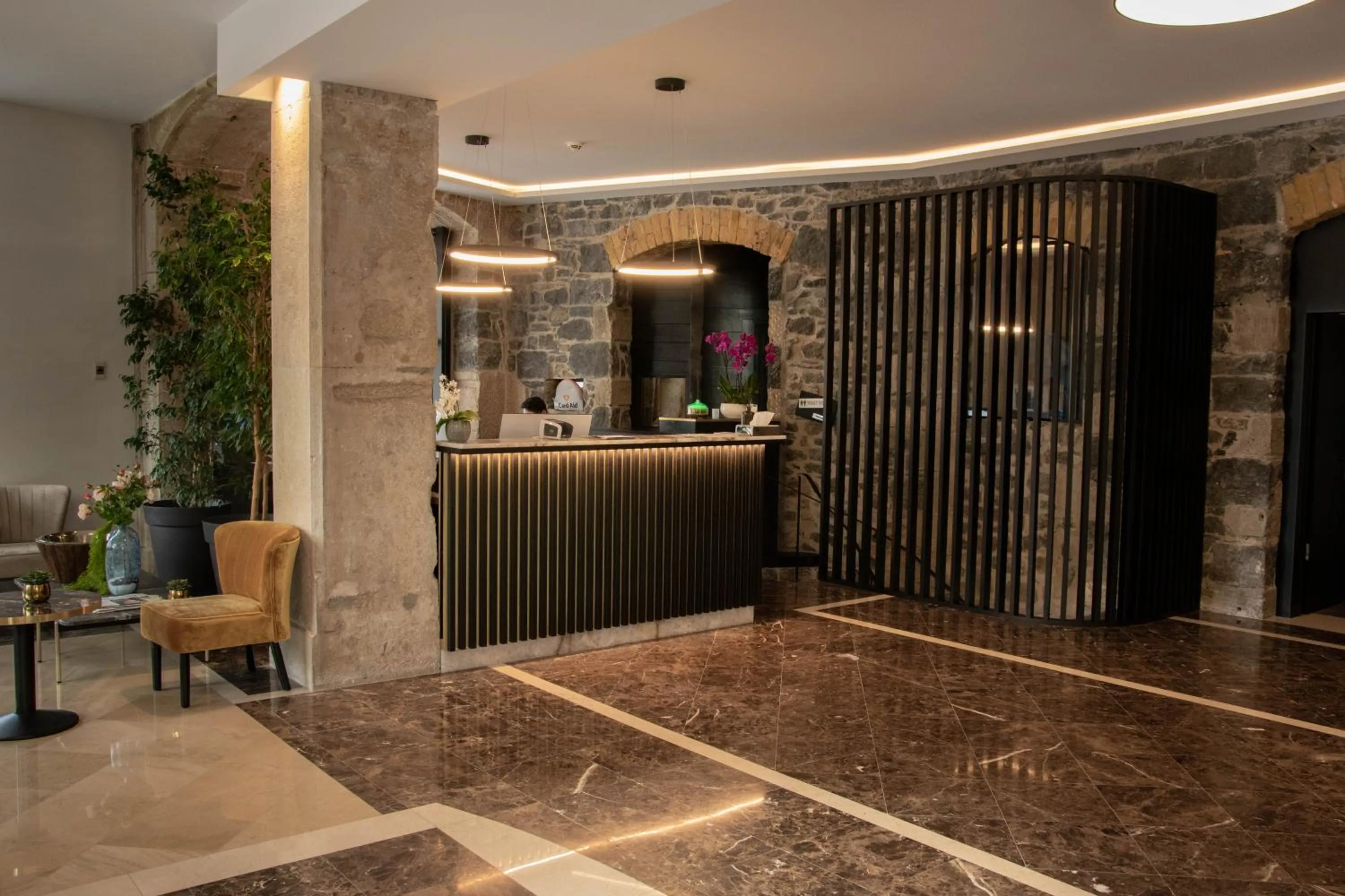 Lobby or reception in Hotel Montbrillant