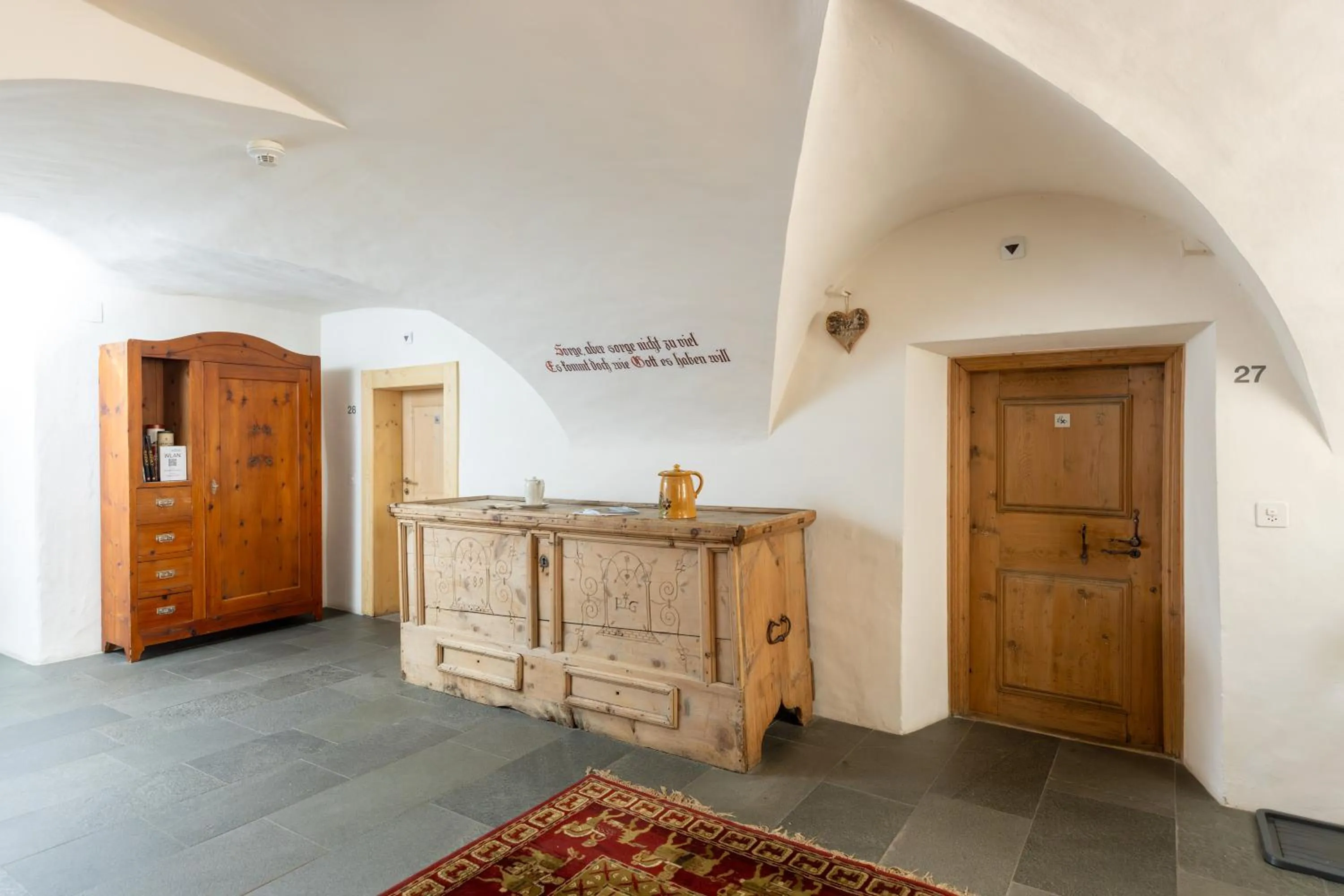 Area and facilities in Palazzo Mysanus Samedan