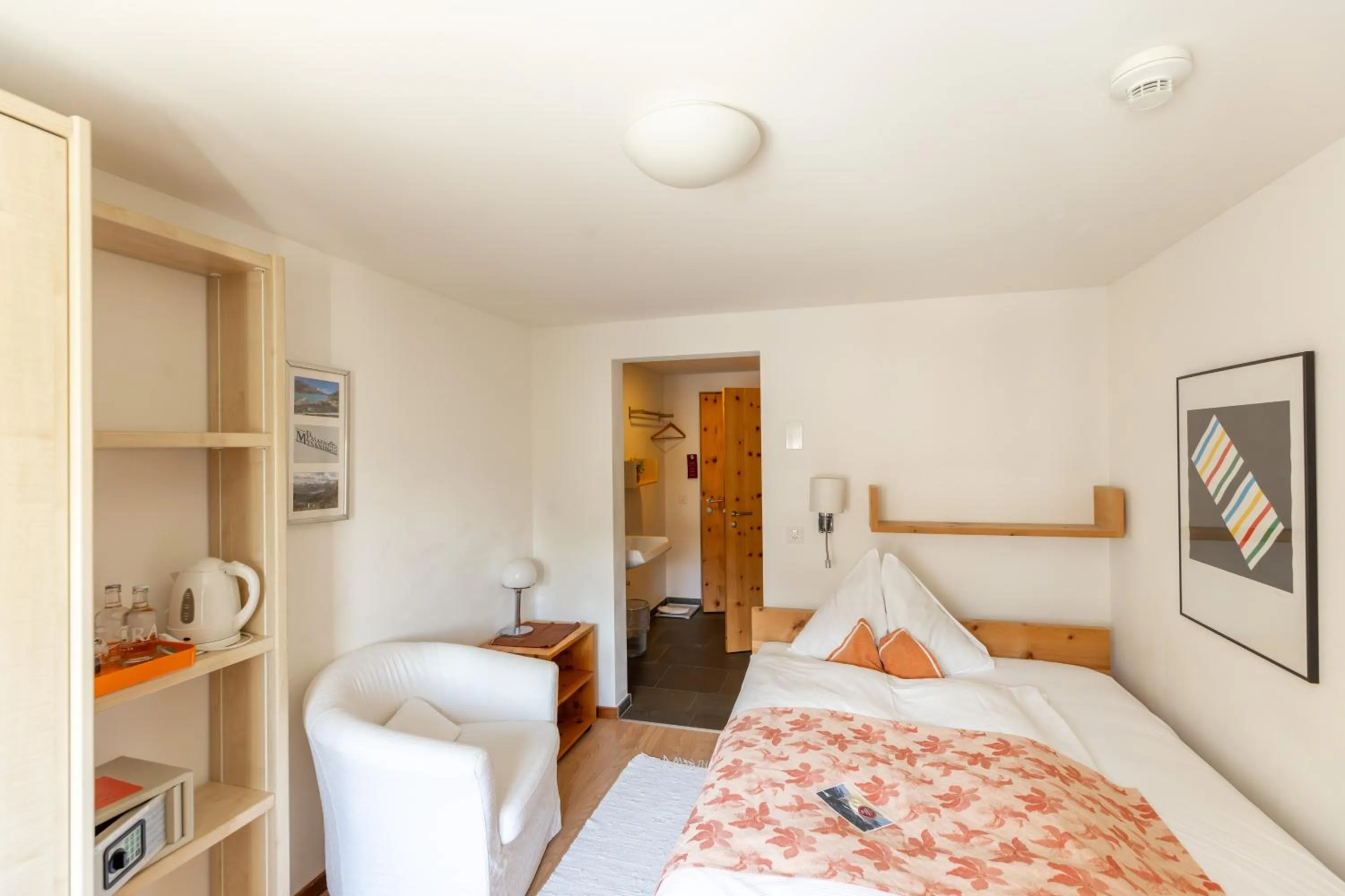 Bed in Palazzo Mysanus Samedan