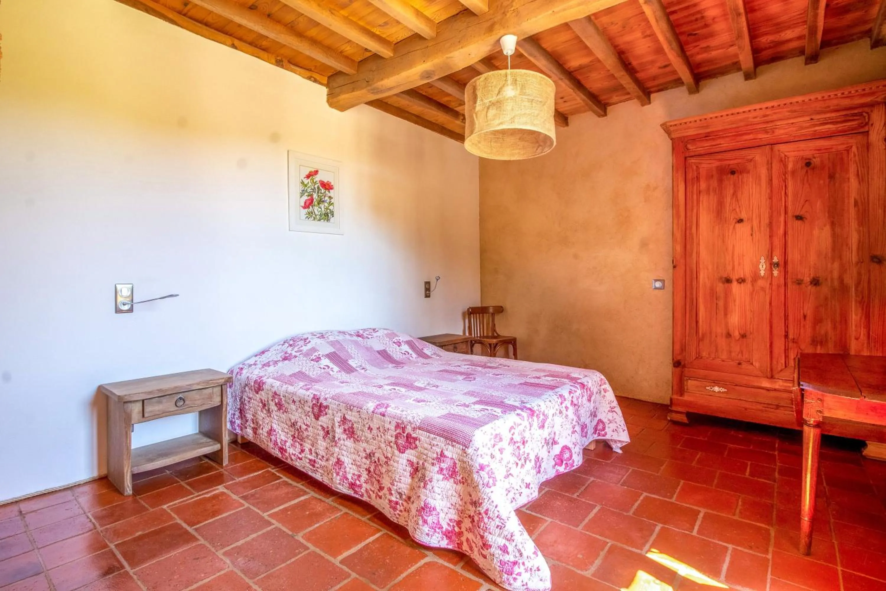Bedroom, Bed in Ecogite Rural La Cle des Champs