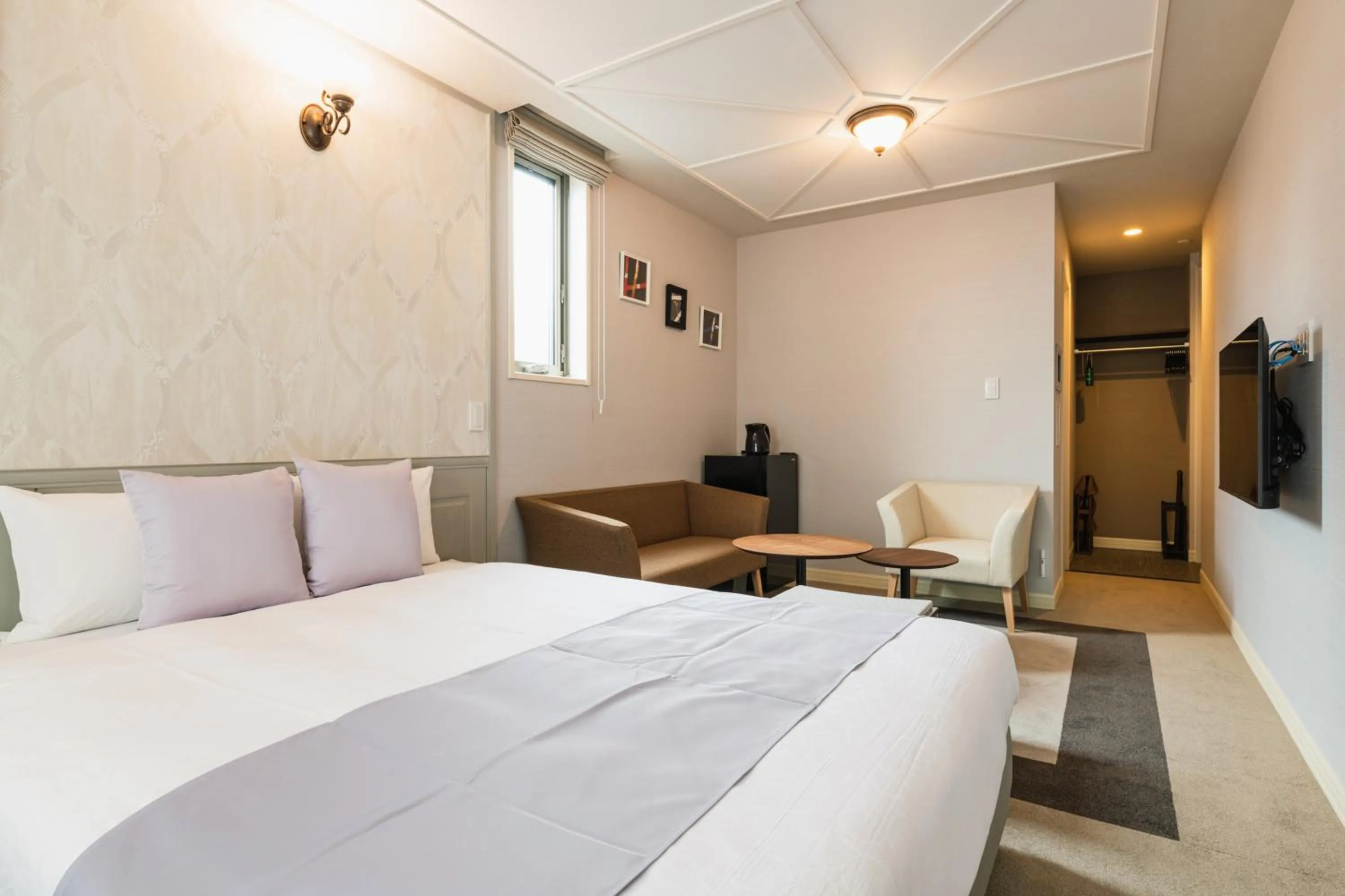 Photo of the whole room, Bed in GRAND BASE HAKATA-I