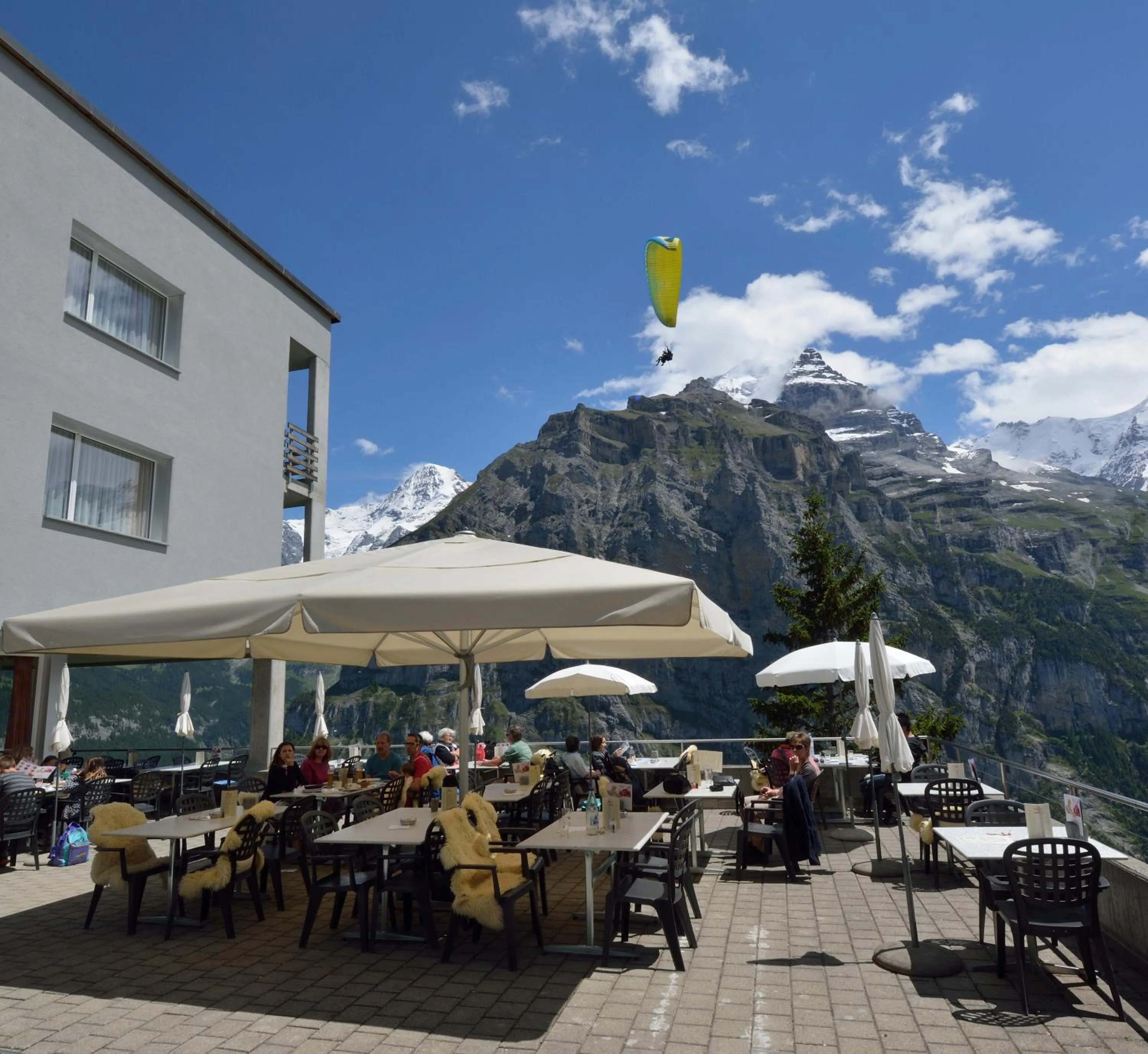Balcony/Terrace in Hotel Edelweiss Superior