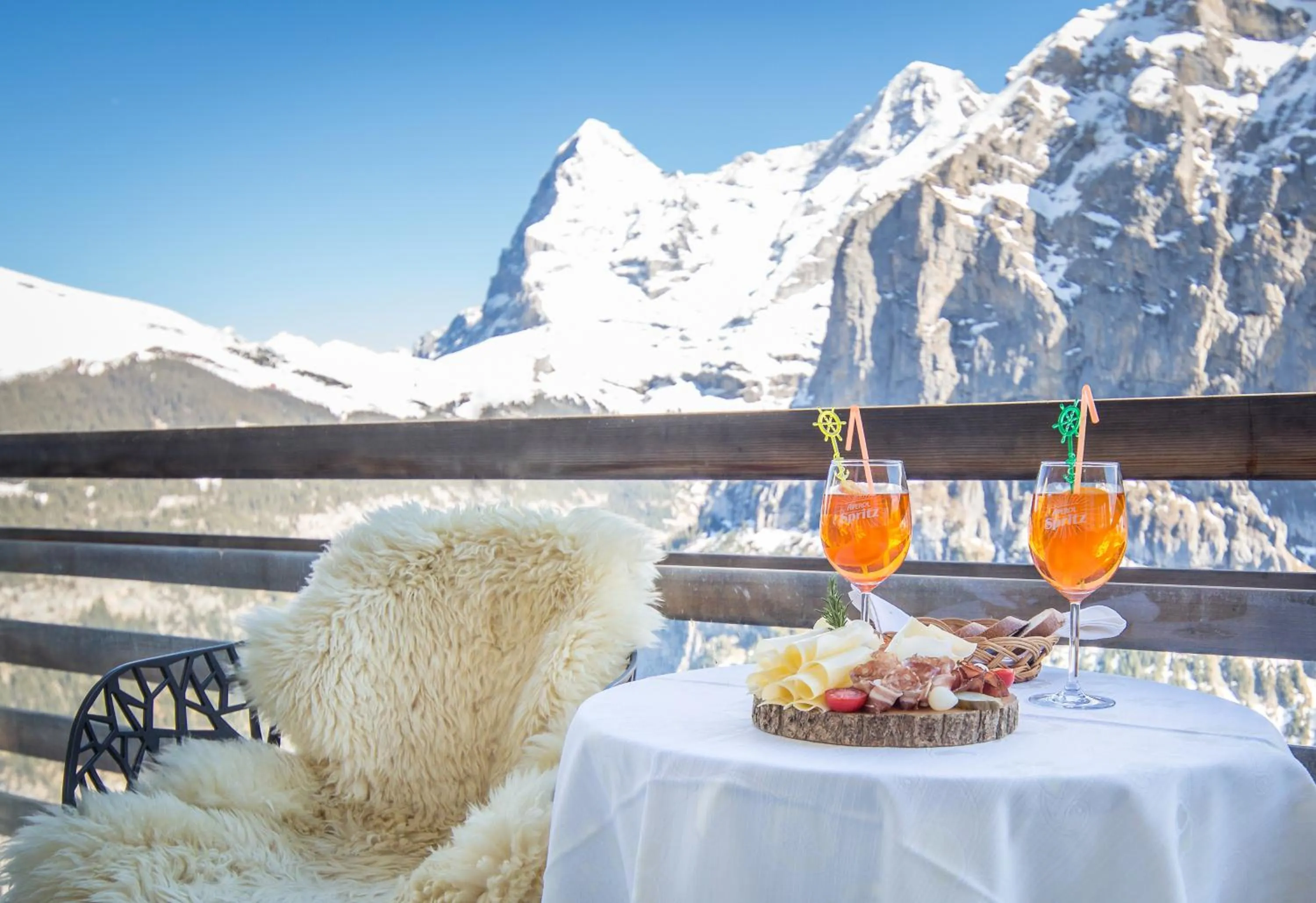 Balcony/Terrace in Hotel Edelweiss Superior