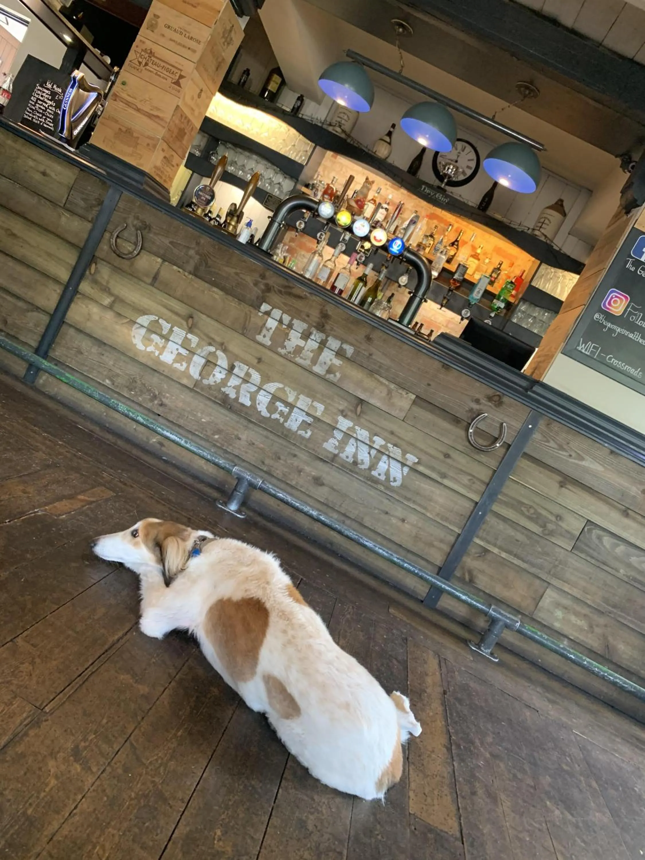 Lounge or bar in The George Inn Middle Wallop