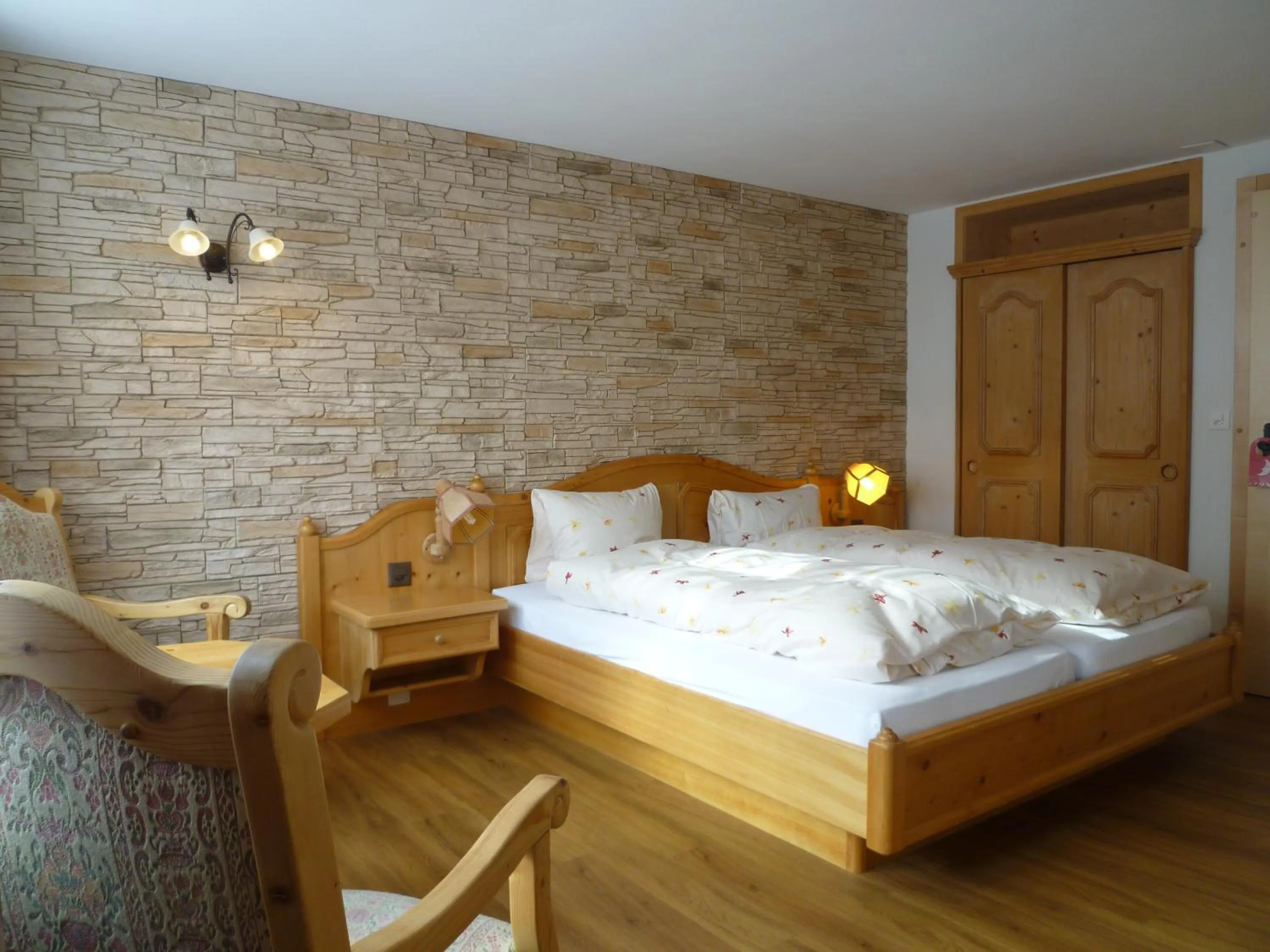 Bed in Hotel Blumental