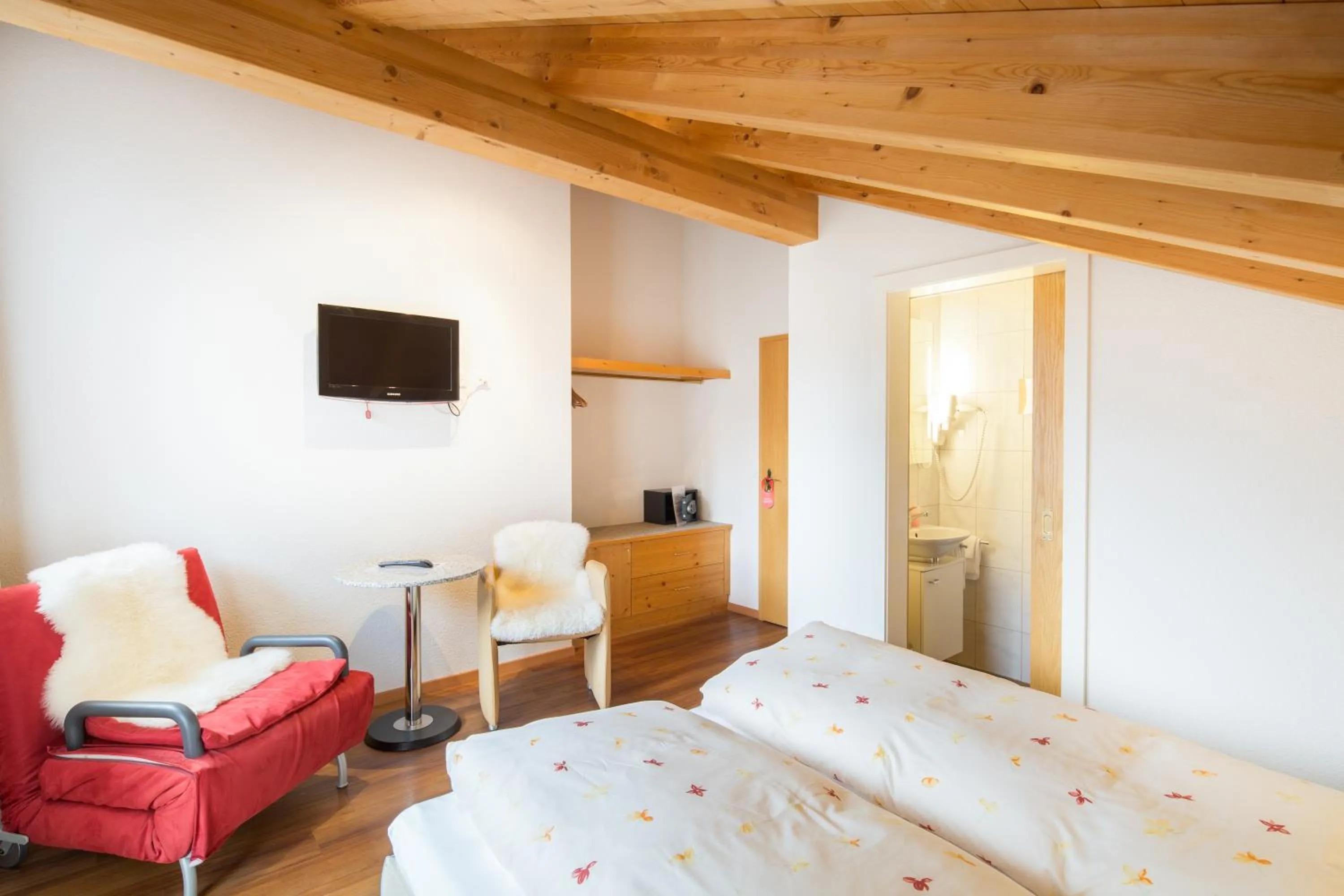 Bedroom, Bed in Hotel Blumental