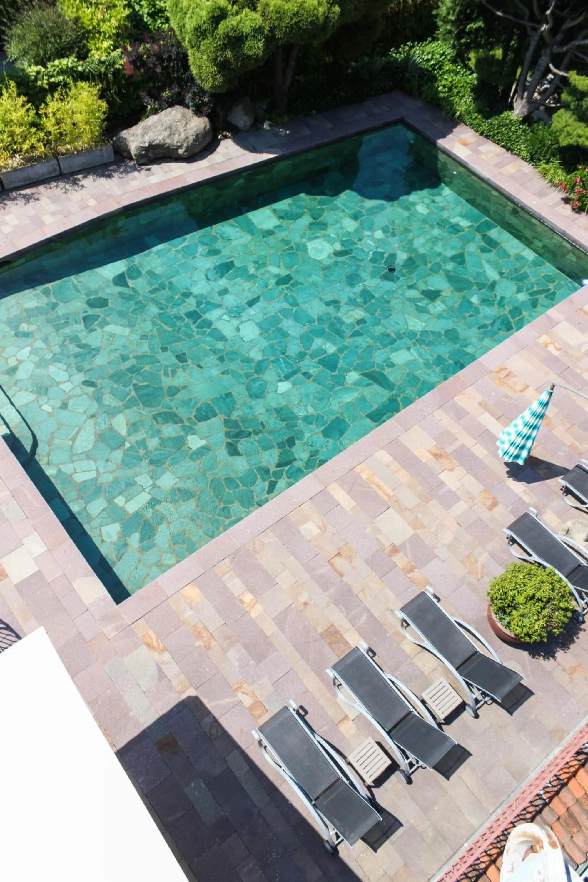 Pool view in Villa Garni Gardenia