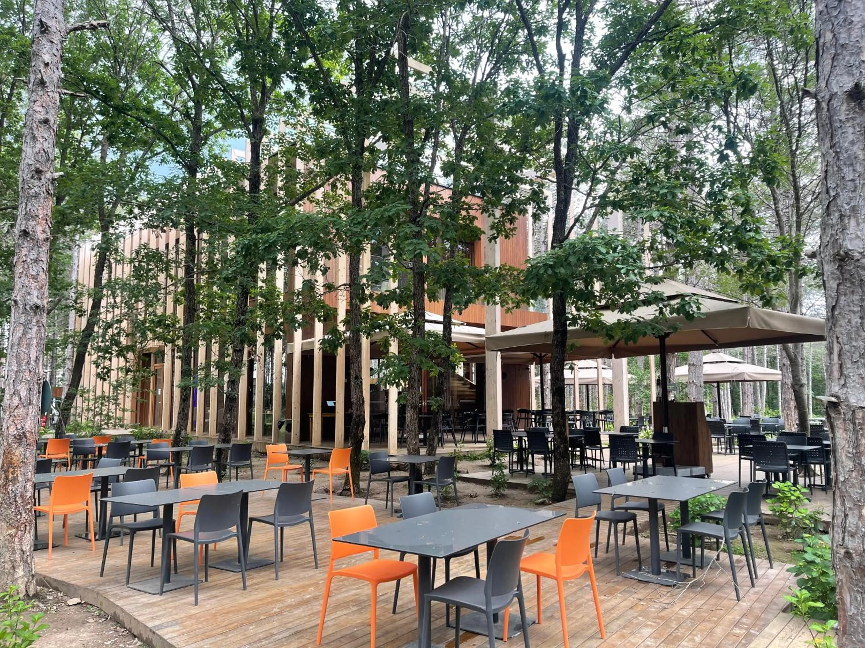 Restaurant/places to eat in LONGOSPHERE GLAMPING