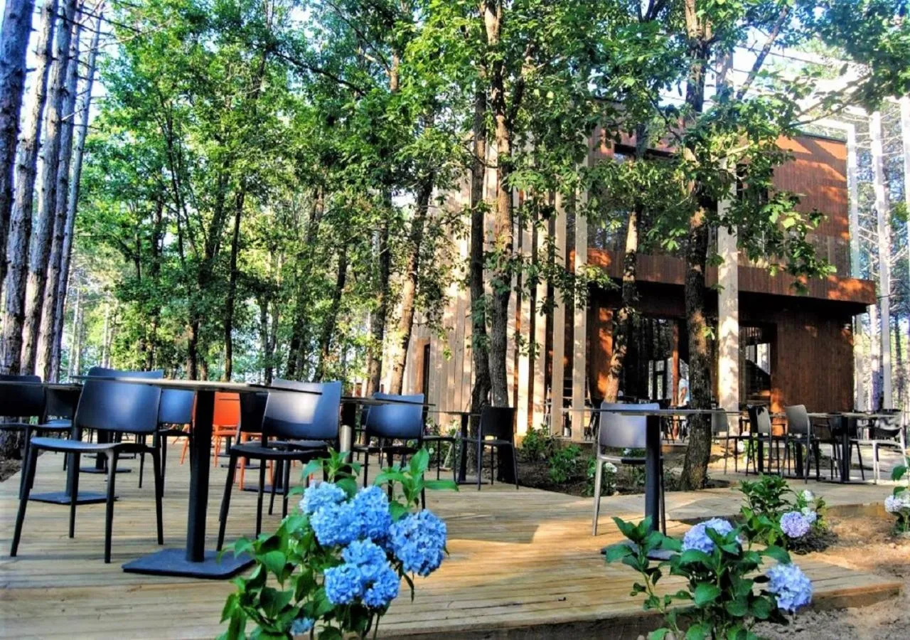 Patio in LONGOSPHERE GLAMPING