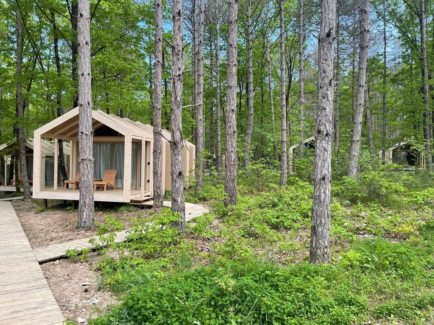 Patio in LONGOSPHERE GLAMPING