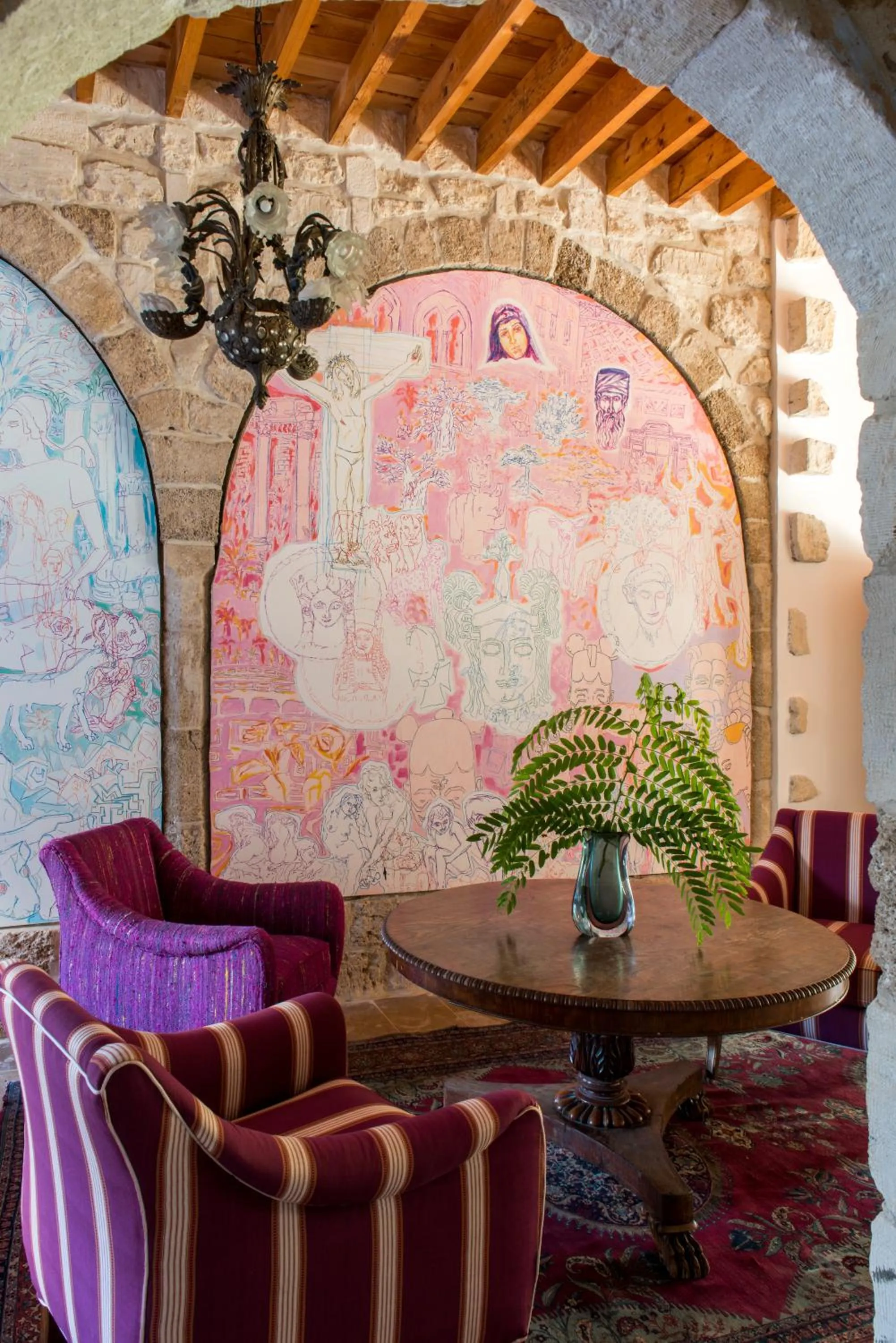 Living room in Arthaus Beirut