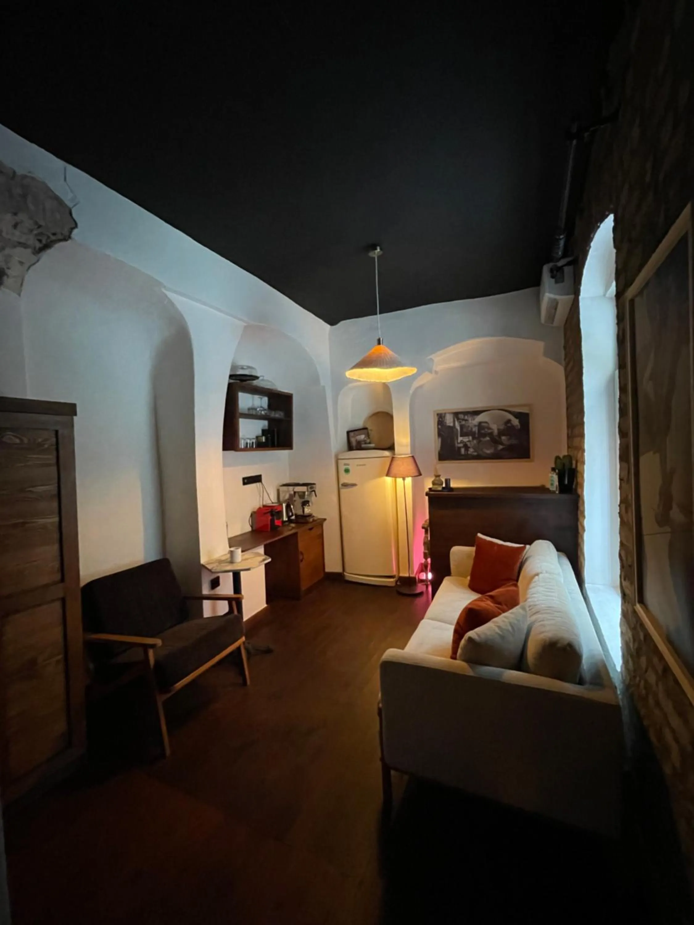 Living room, Bed in Reu de Hotel