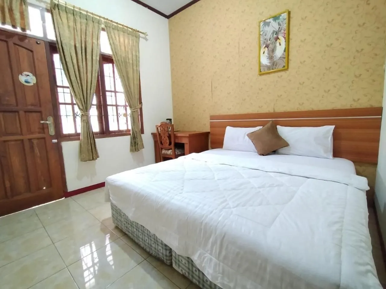 Bed in Grand Mutiara Hotel Puncak