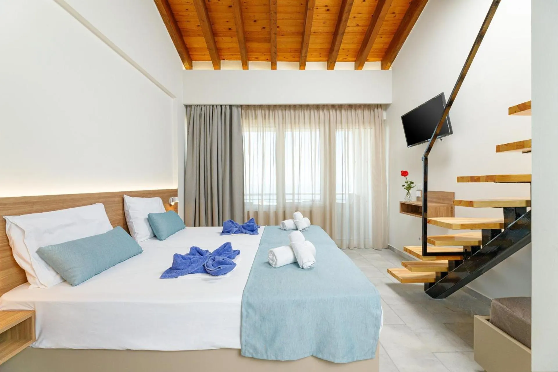 Bedroom, Bed in Kostakis Beach
