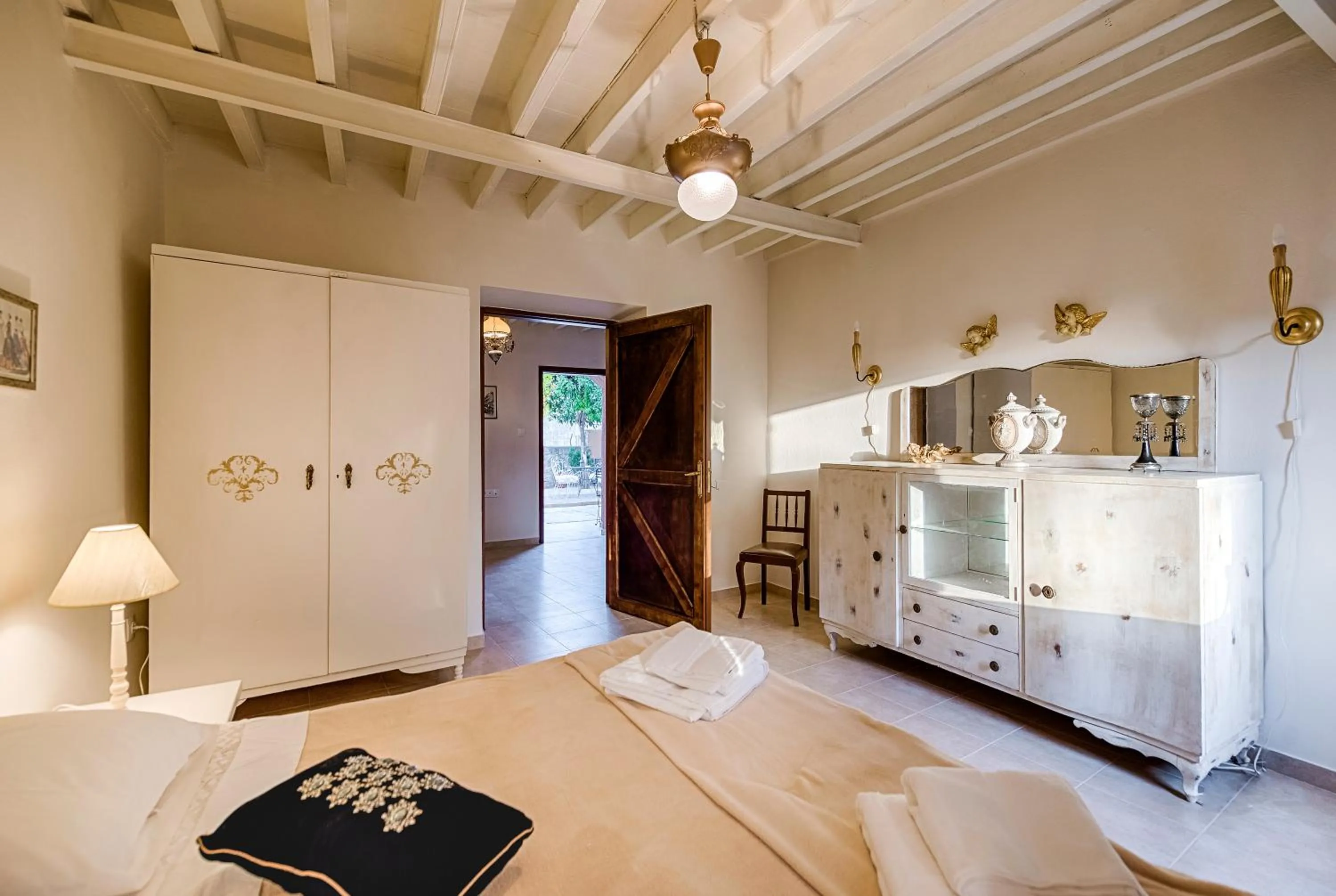 Bed in Kristina´s Apartments