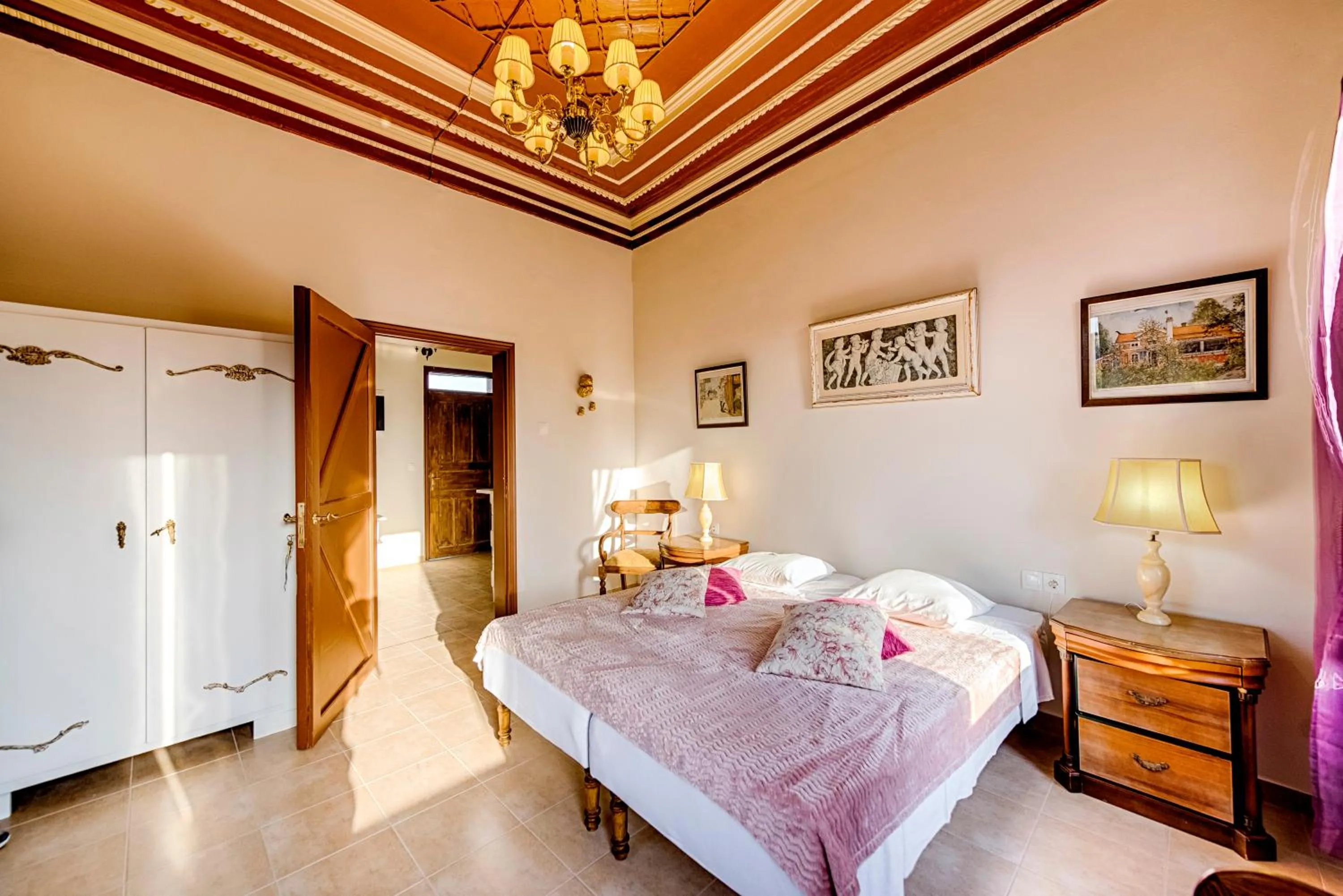 Bed in Kristina´s Apartments