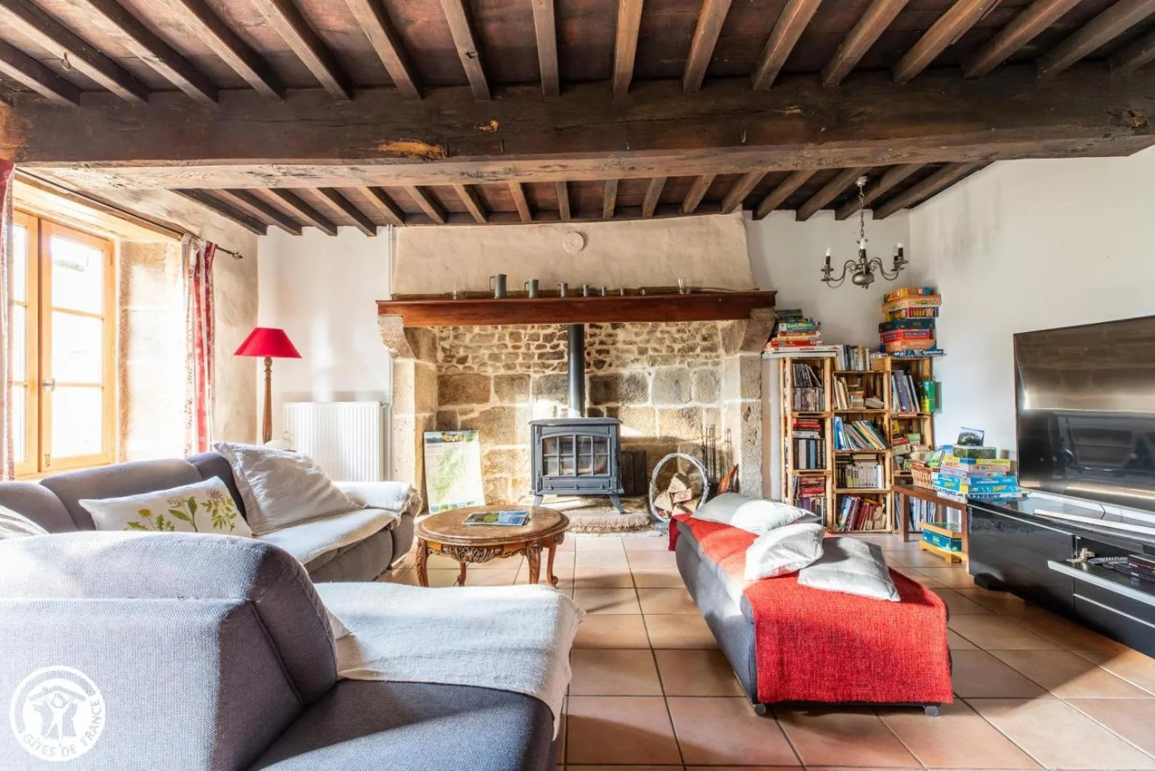 Living room in Aux 2 Puys - Gîte "Le Lemptégy"
