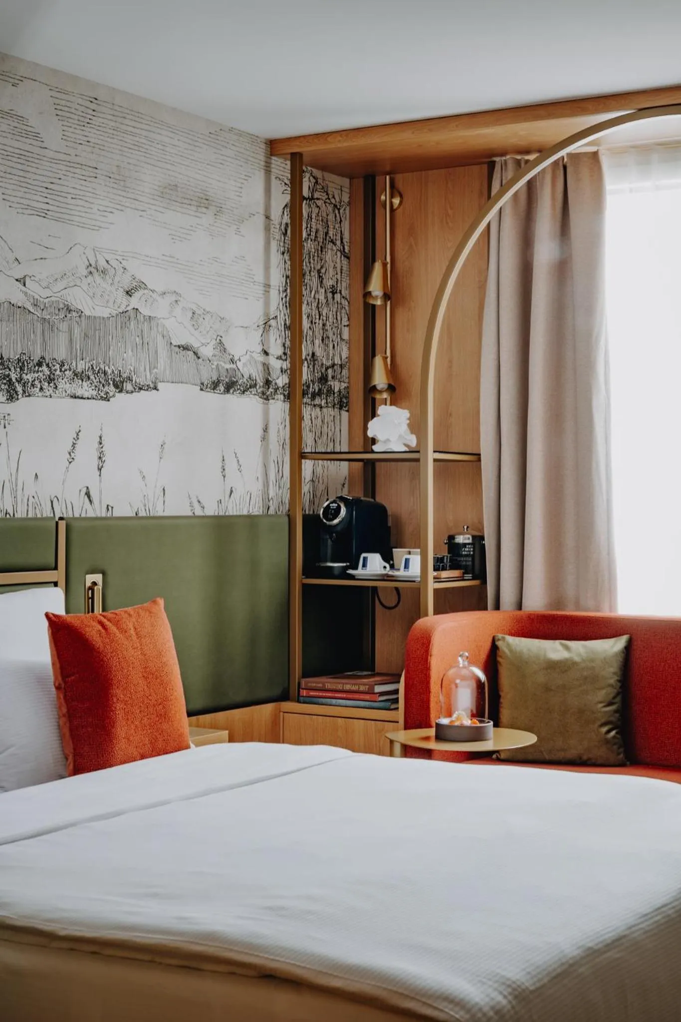 Photo of the whole room, Bed in AMERON Luzern Hotel Flora