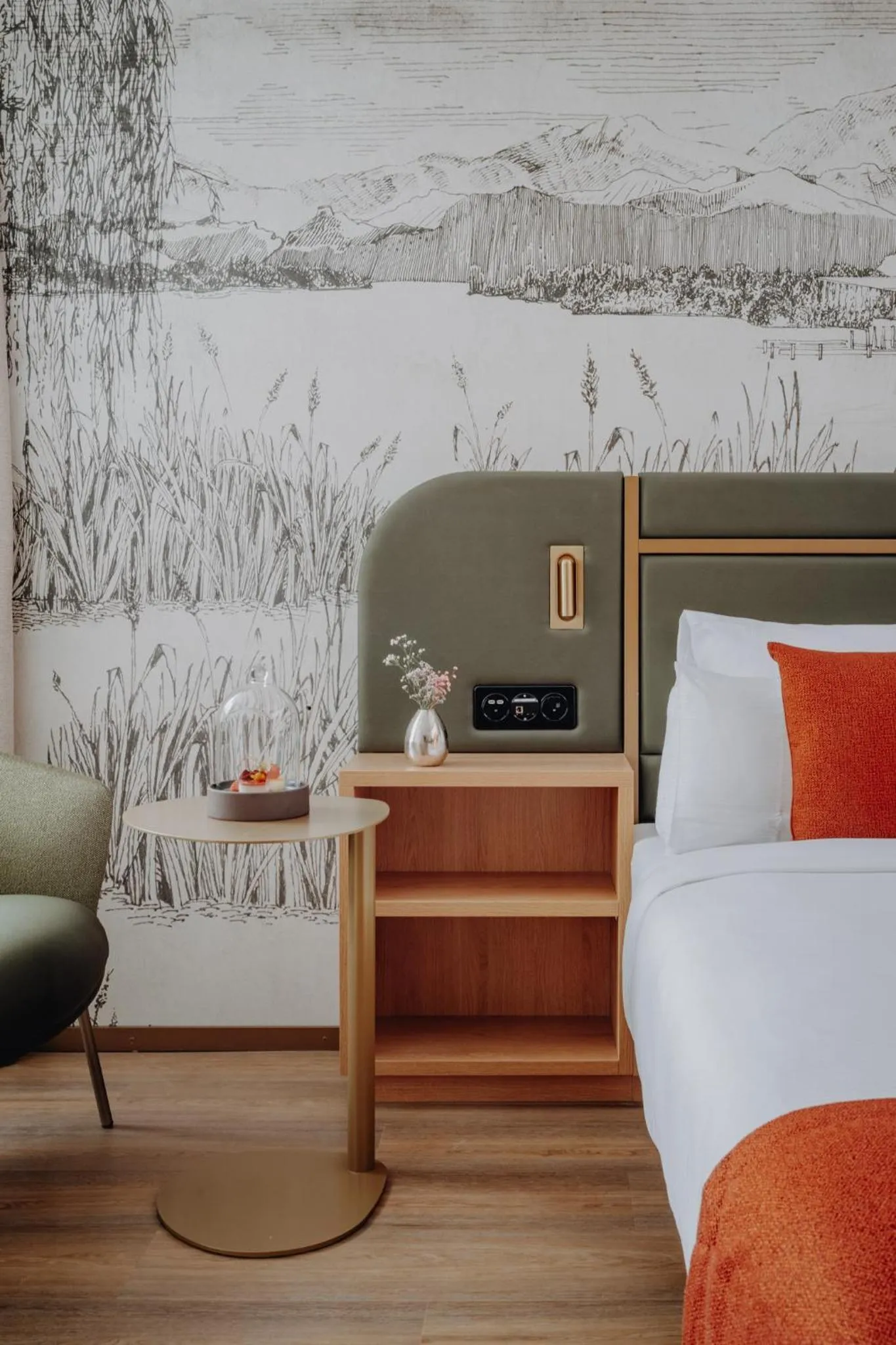 Photo of the whole room, Bed in AMERON Luzern Hotel Flora