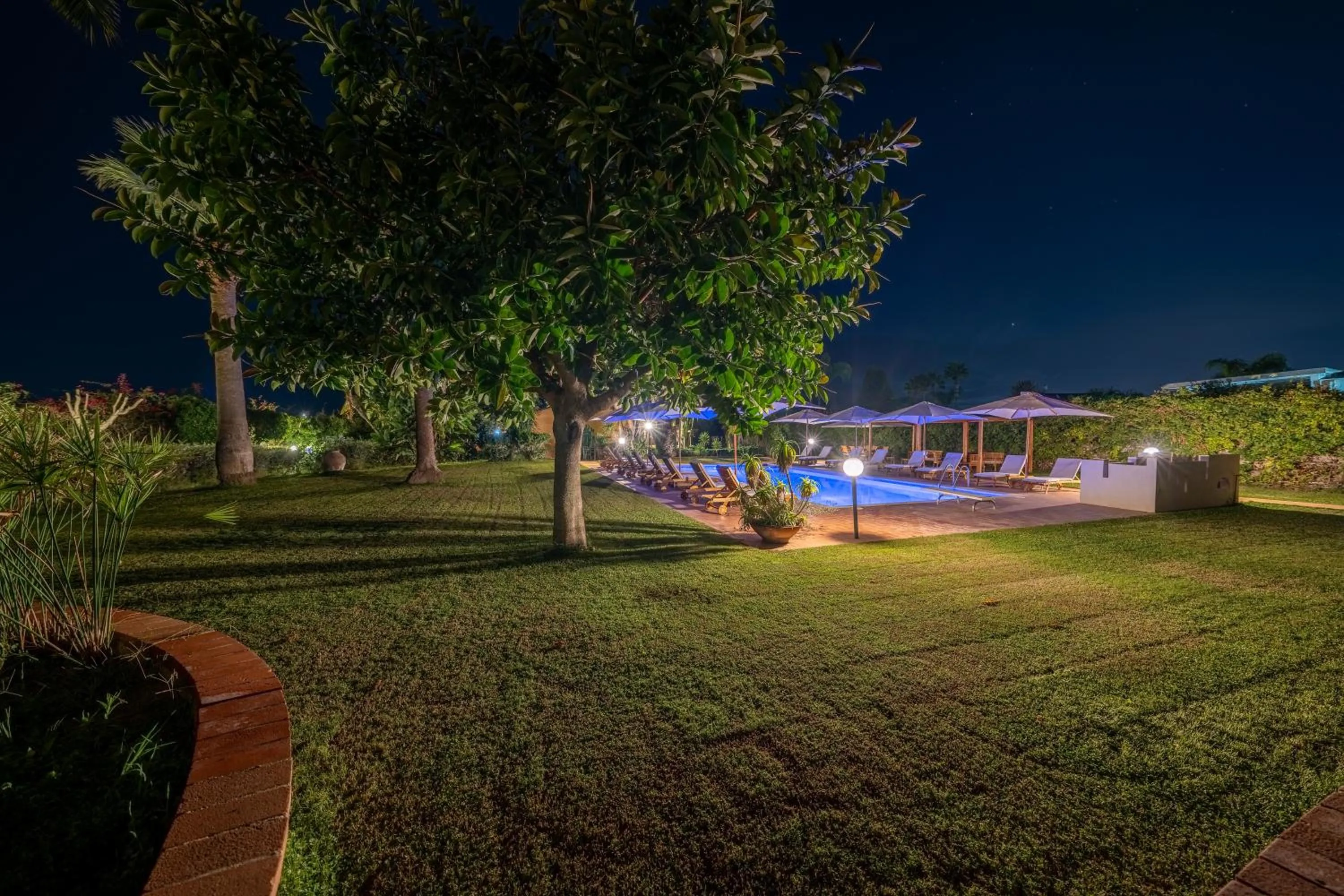 Pool view in Villa Carlotta Resort