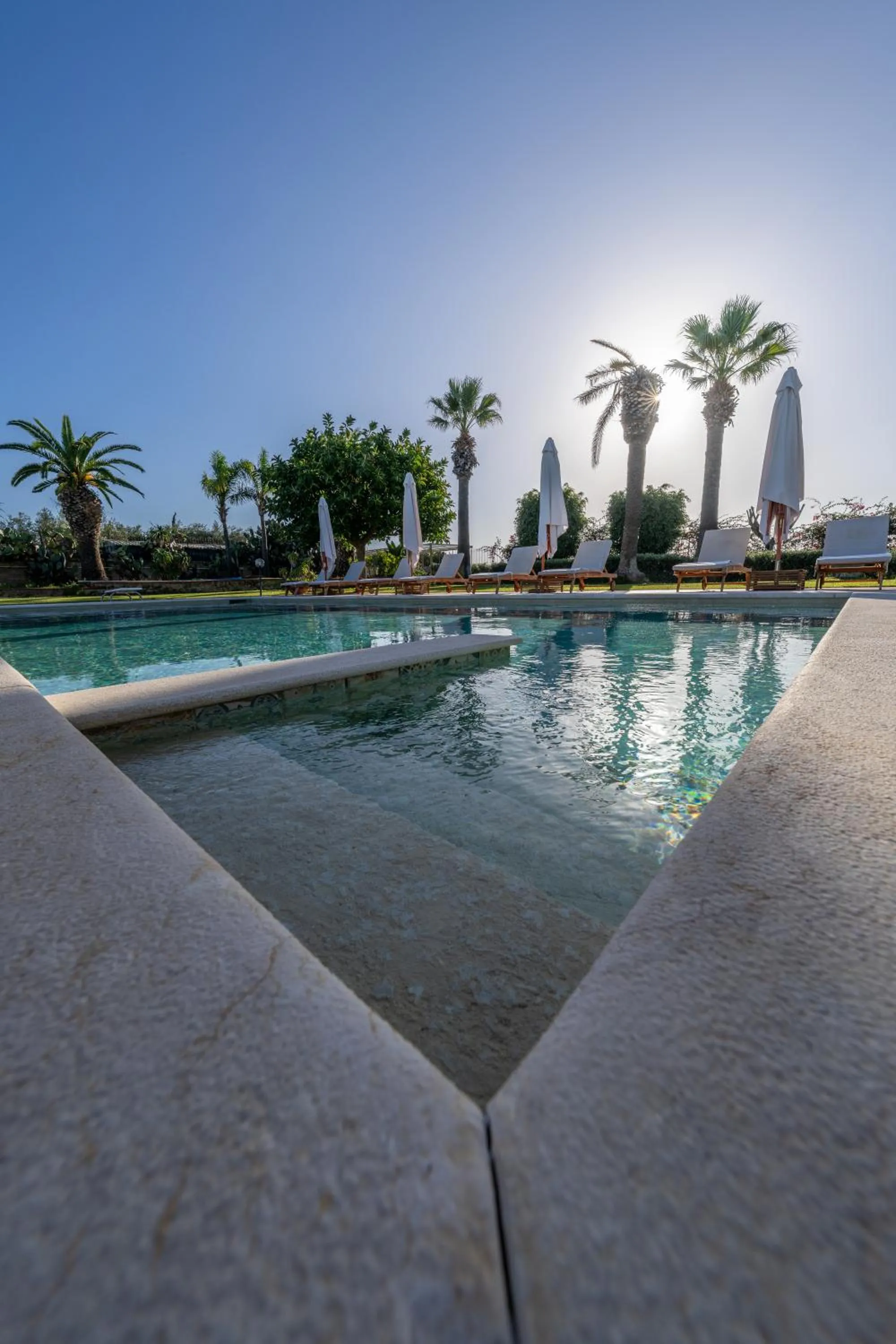 Pool view in Villa Carlotta Resort
