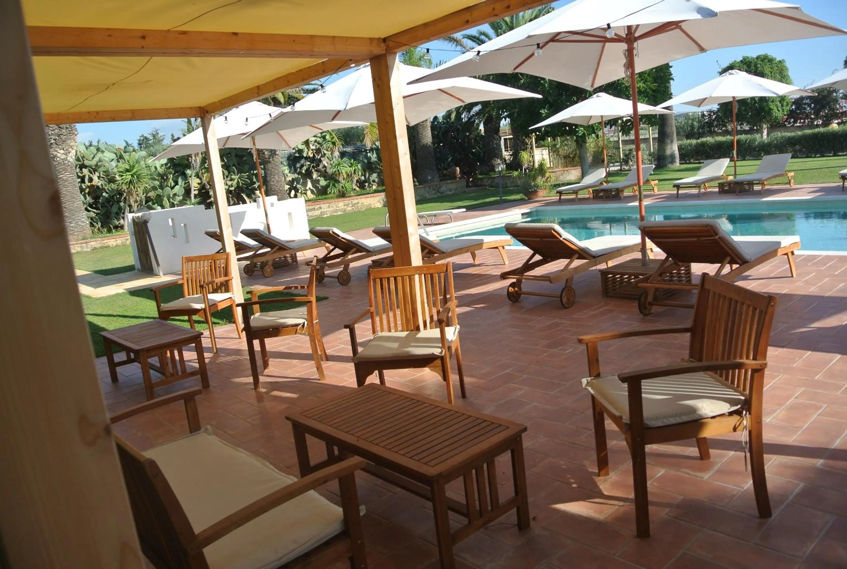 Pool view in Villa Carlotta Resort