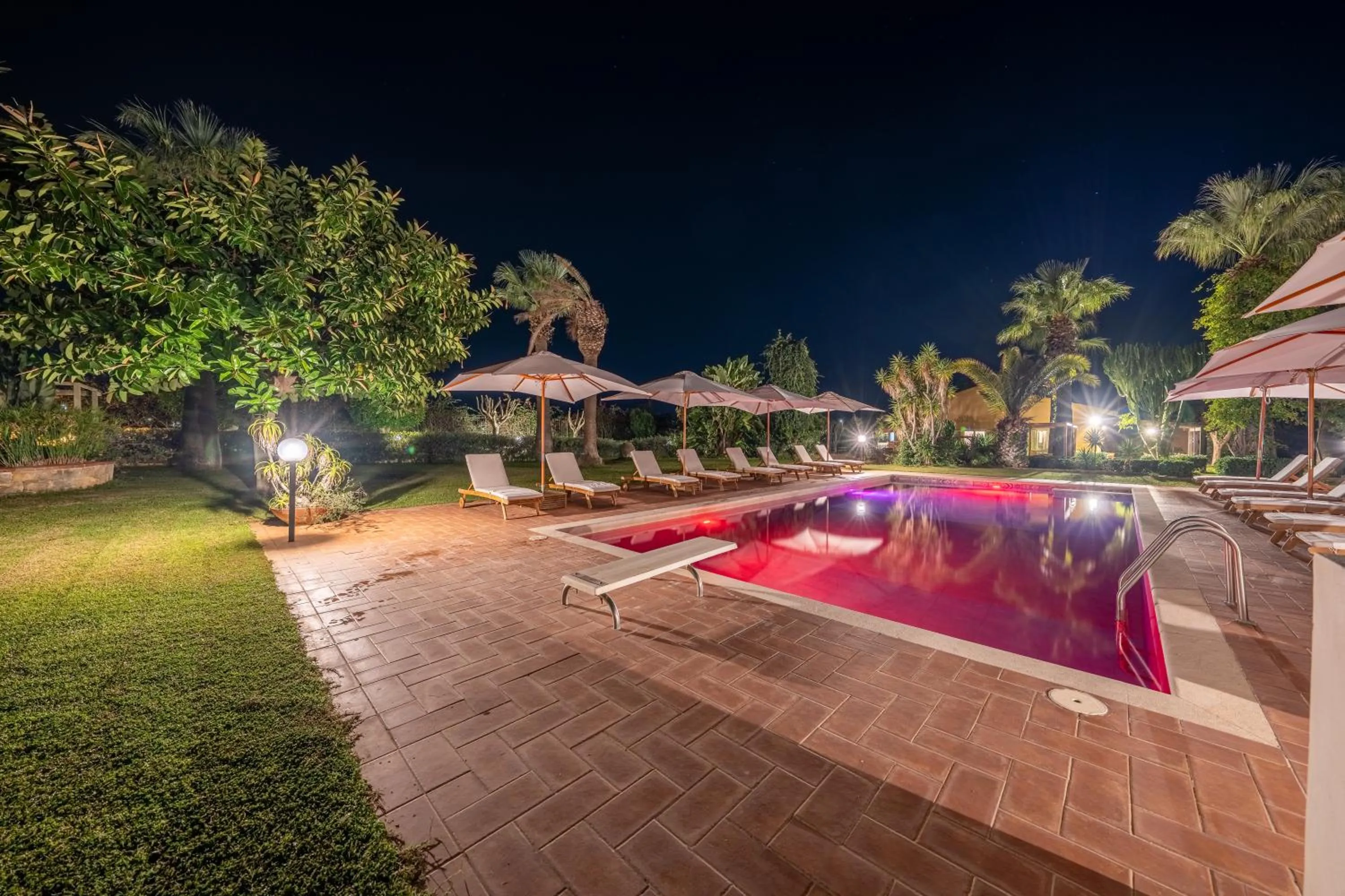 Pool view in Villa Carlotta Resort