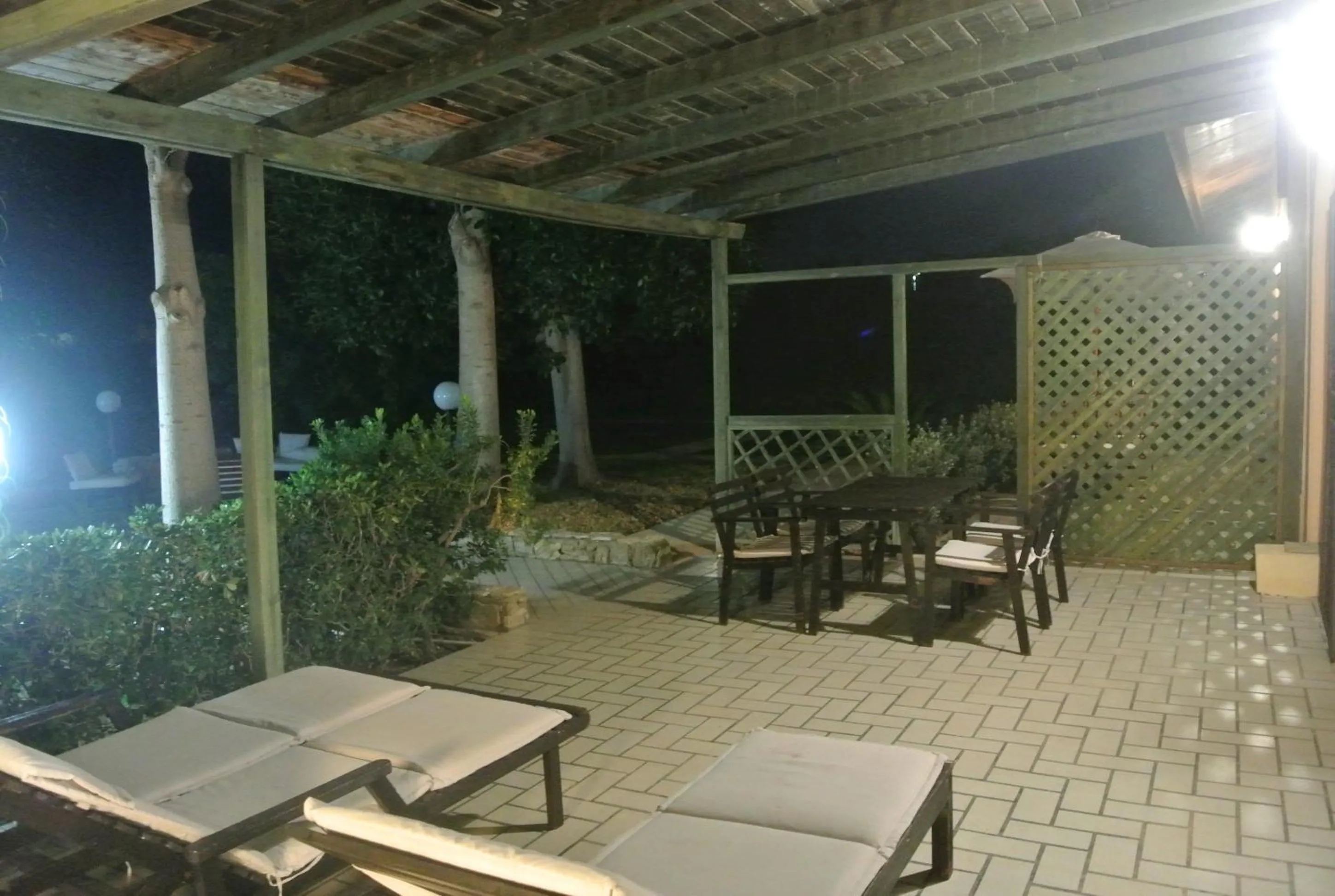 Patio in Villa Carlotta Resort