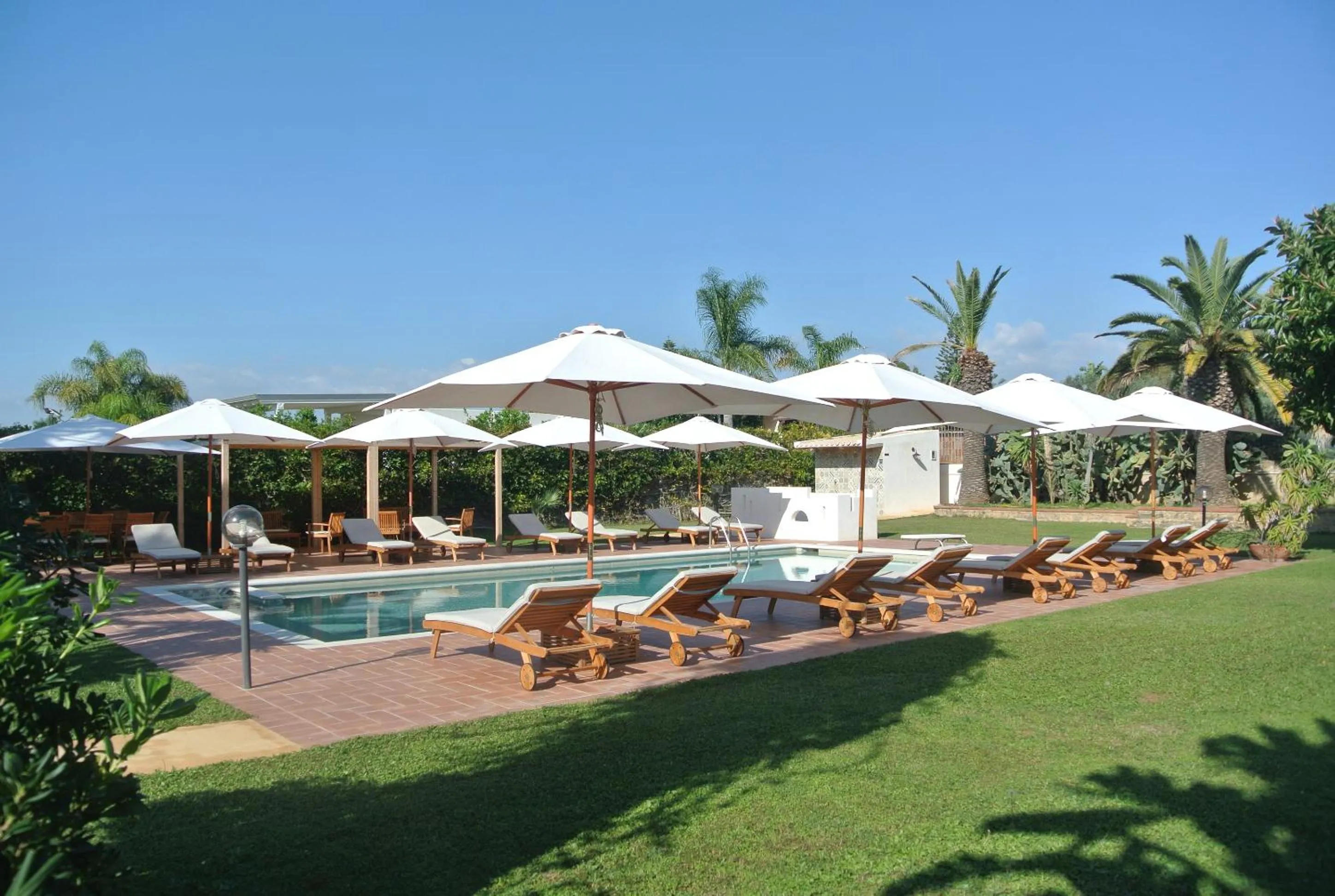 Pool view in Villa Carlotta Resort