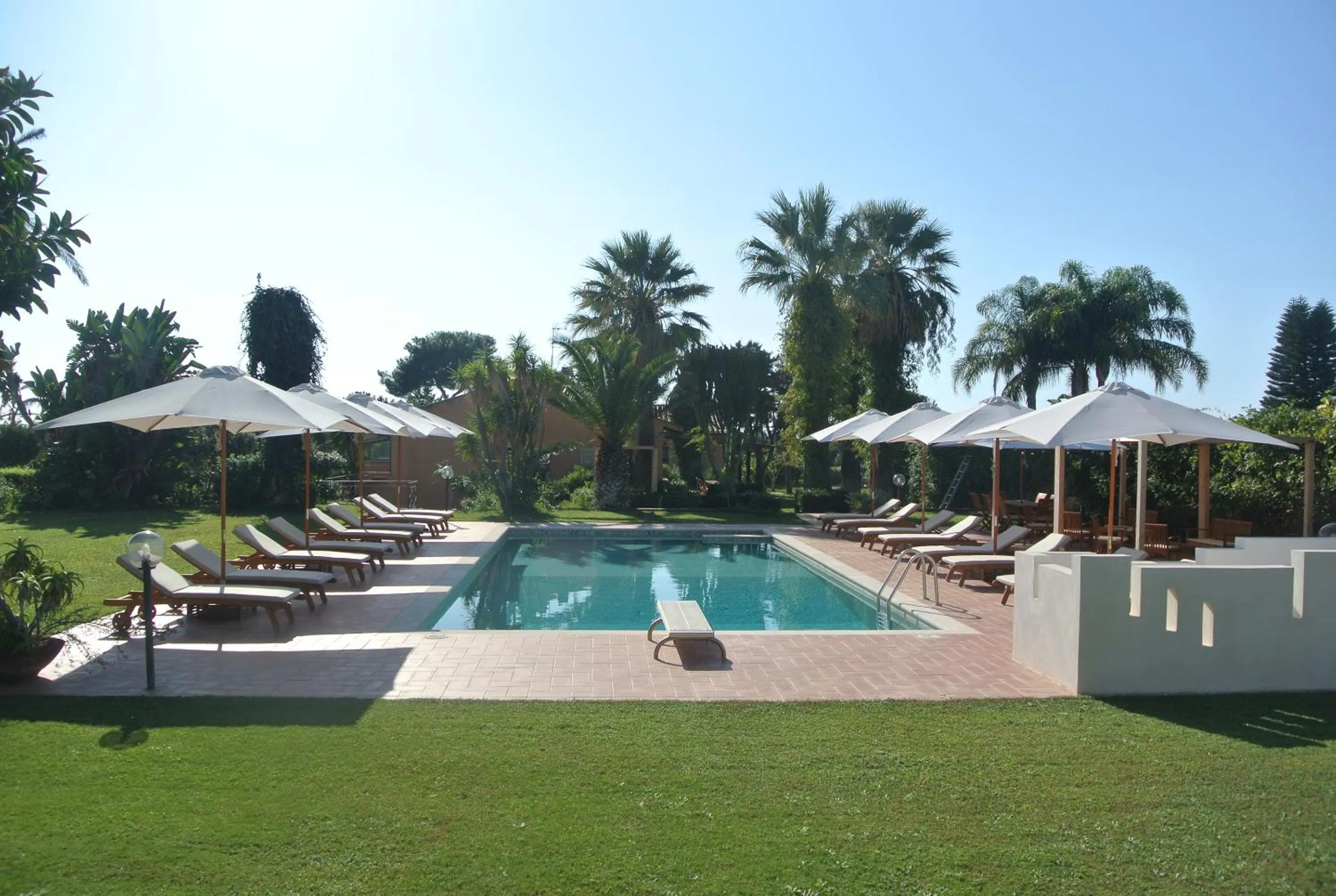 Pool view in Villa Carlotta Resort