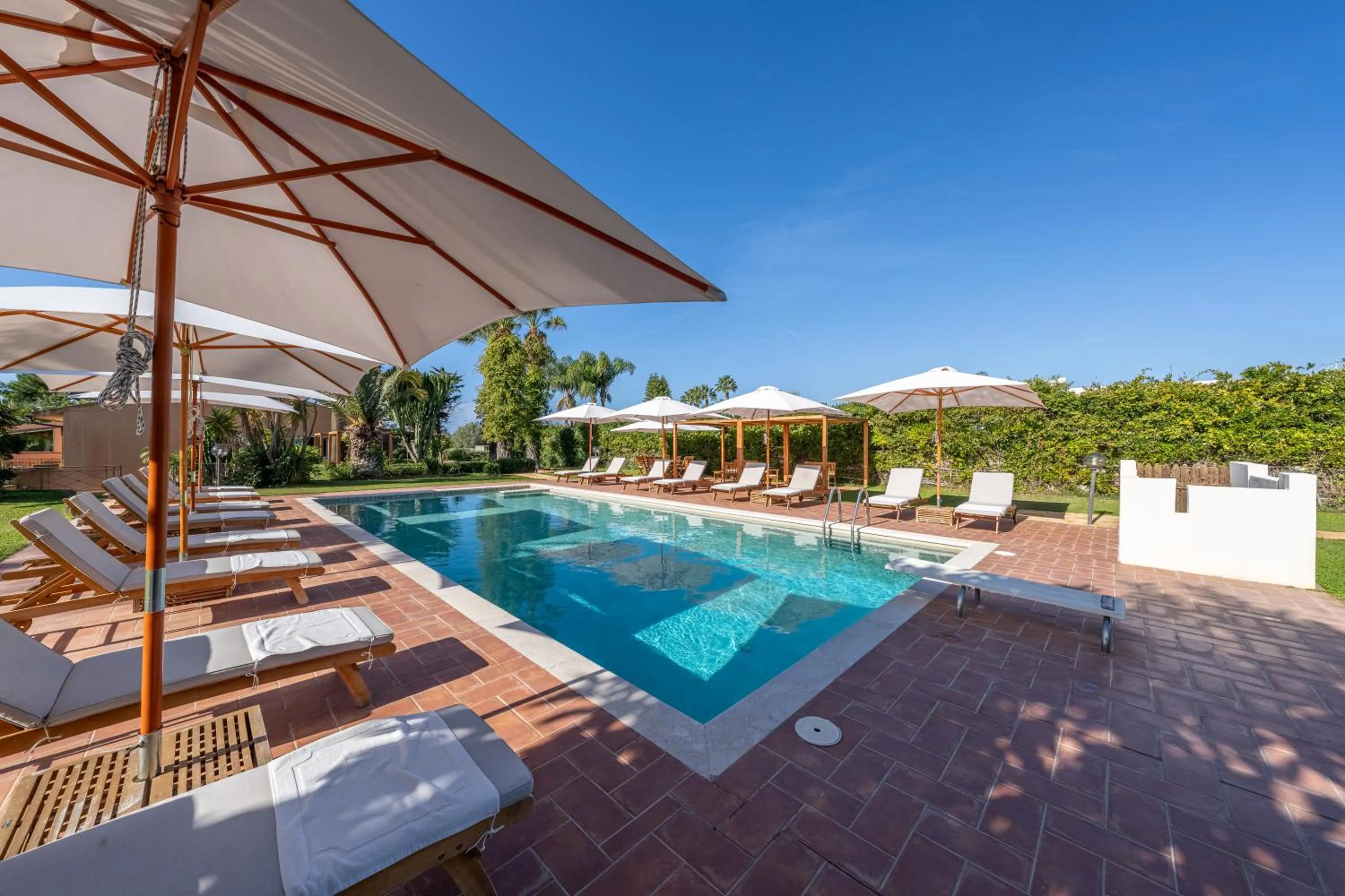 Pool view in Villa Carlotta Resort