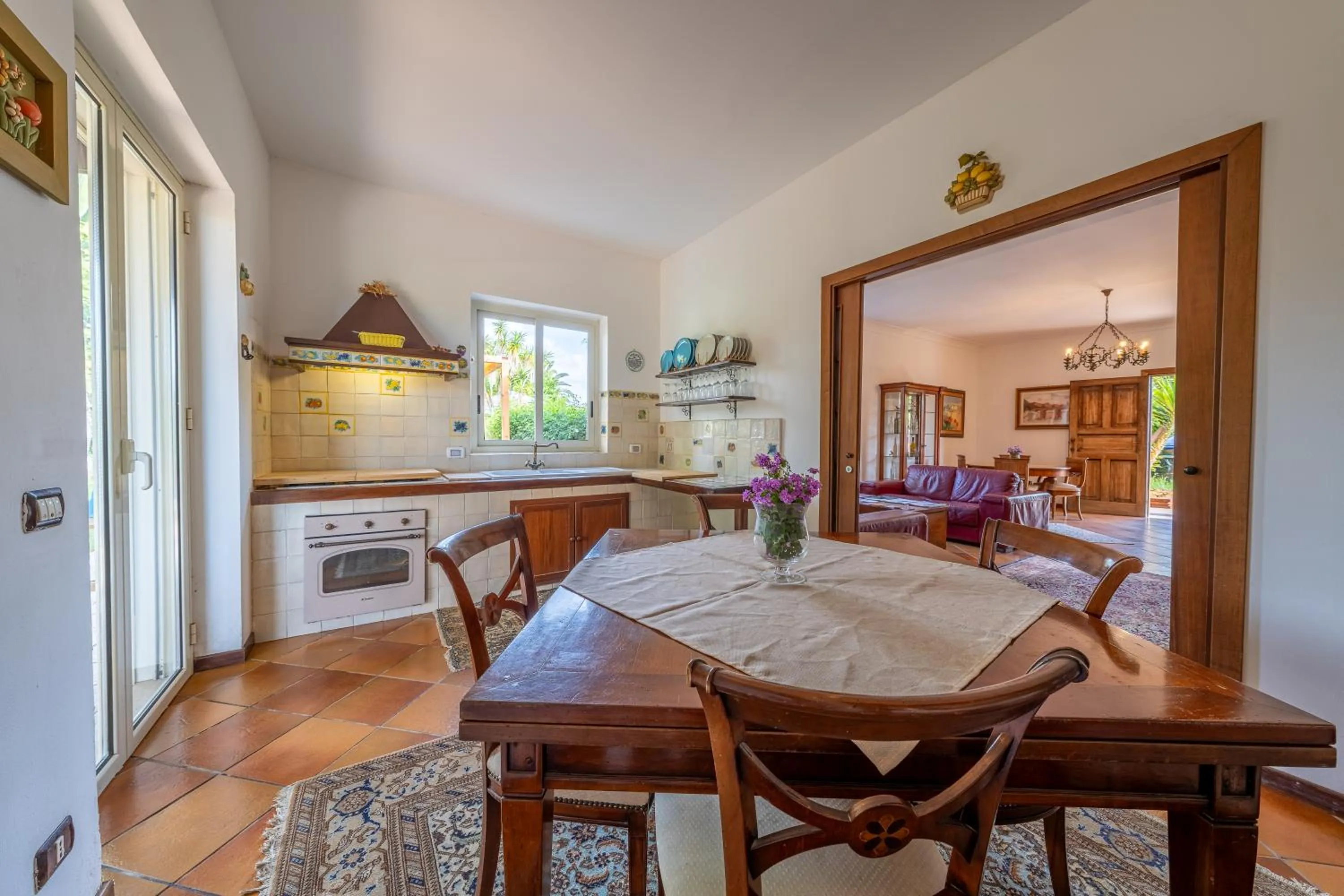 kitchen in Villa Carlotta Resort
