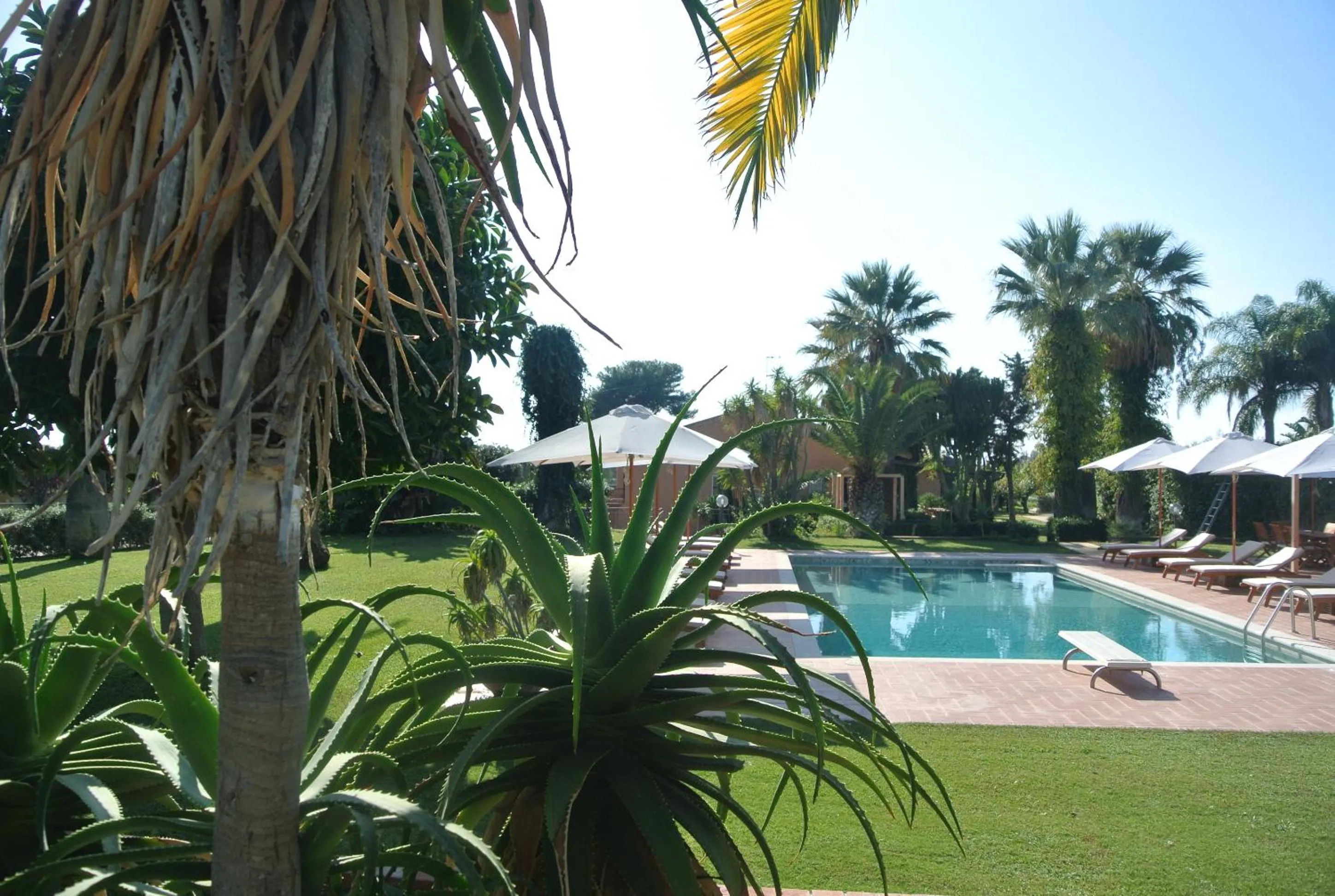 Pool view in Villa Carlotta Resort