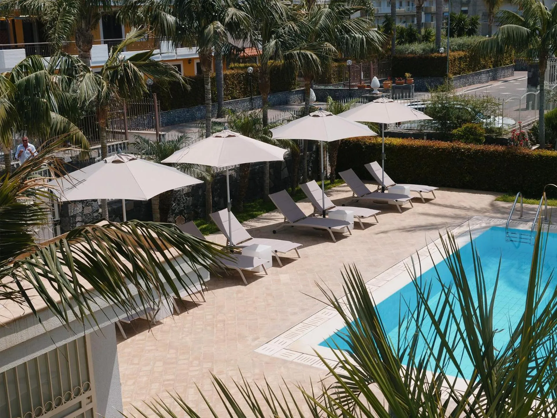 Pool view in Villa Galati Resort