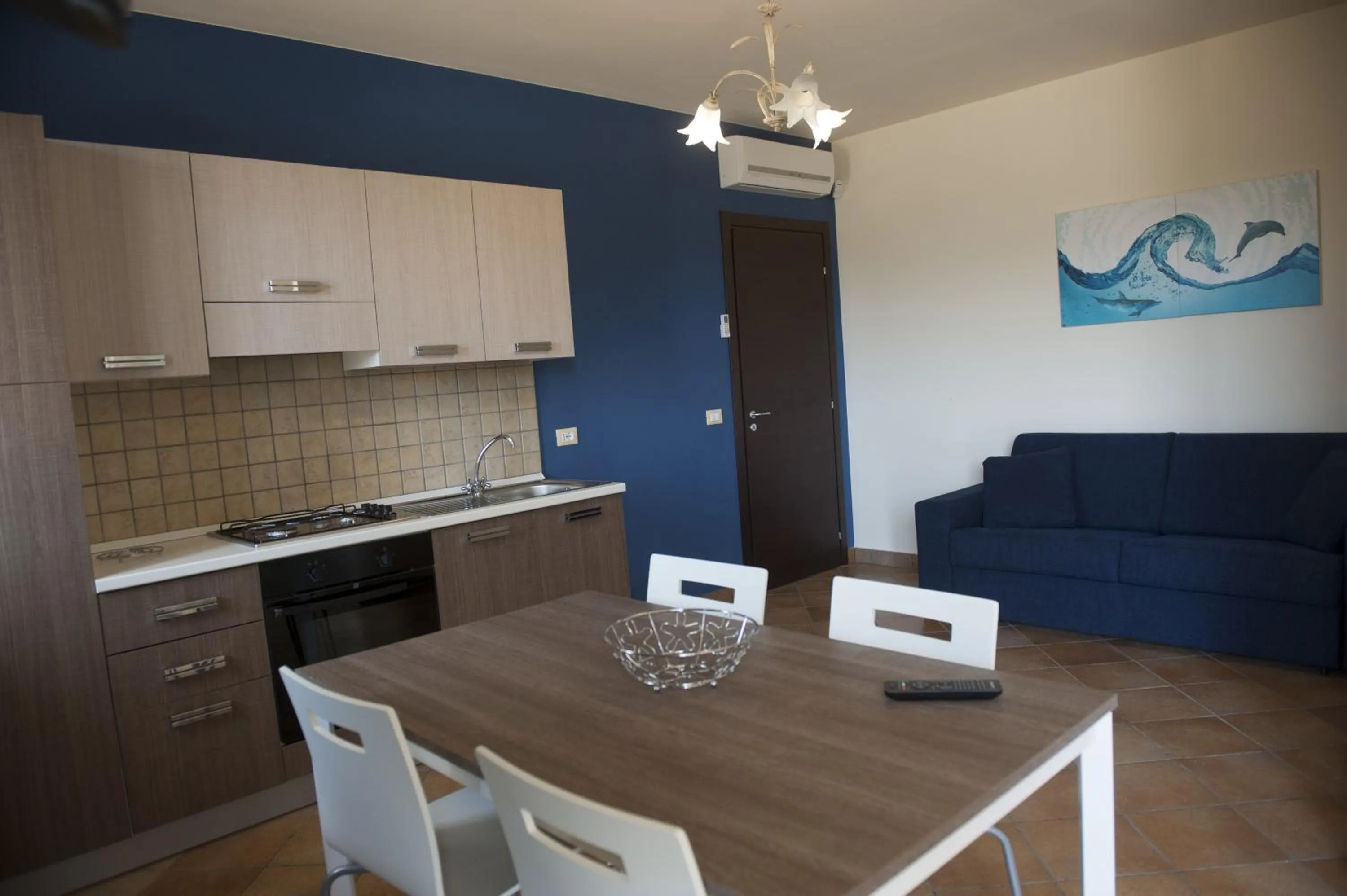 Kitchen or kitchenette in Villa Galati Resort