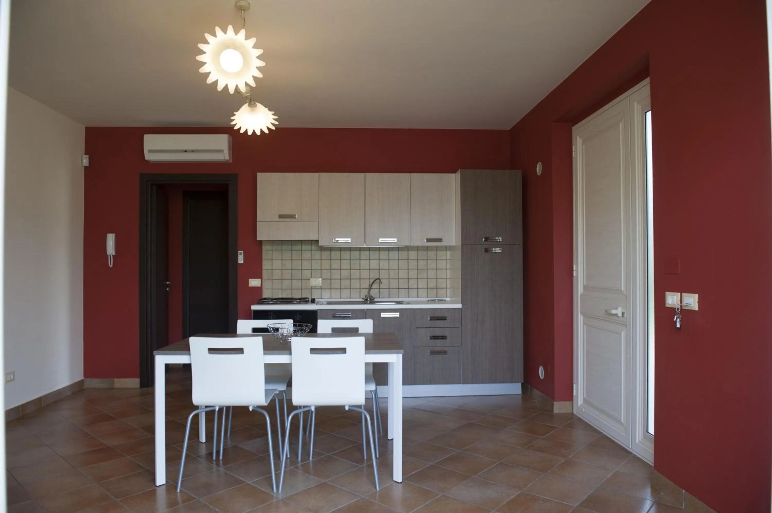Kitchen or kitchenette in Villa Galati Resort