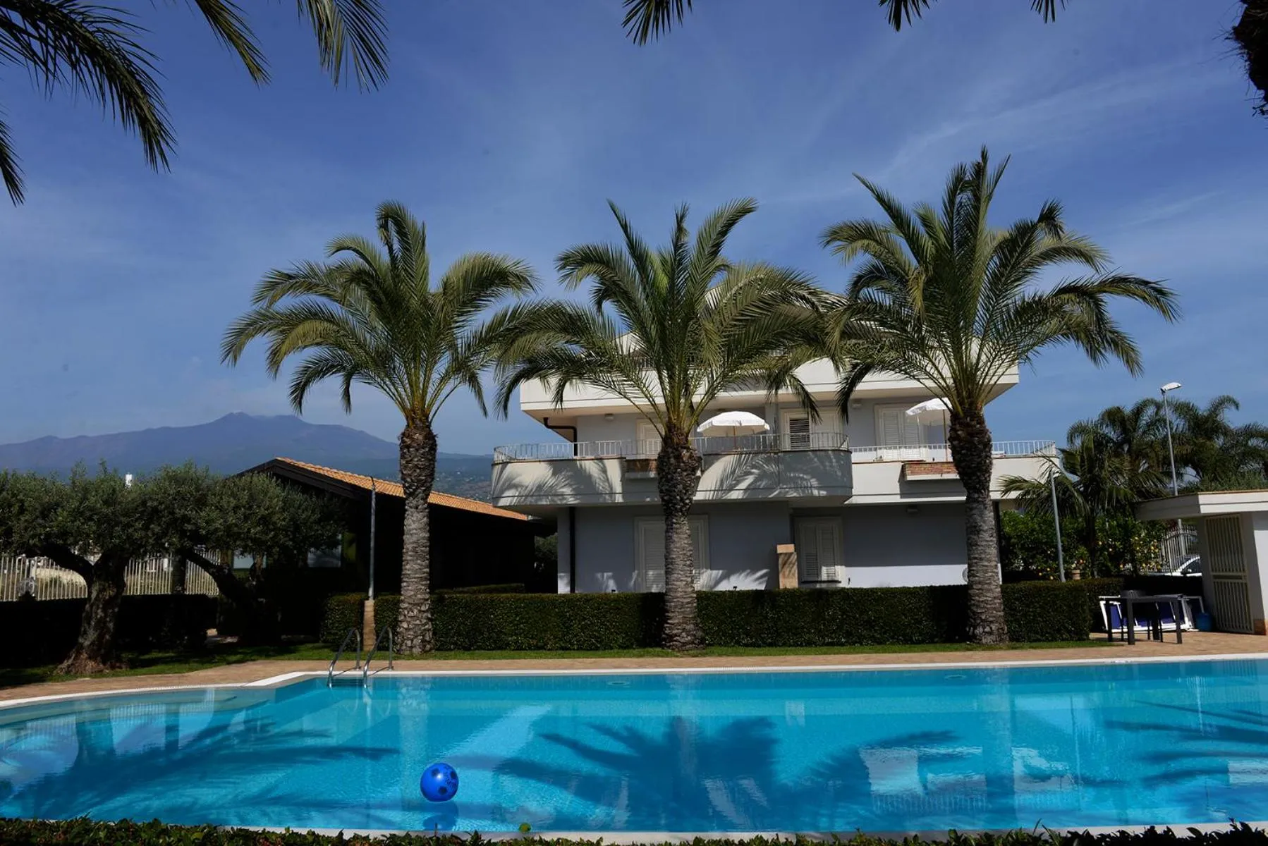 Open Air Bath in Villa Galati Resort