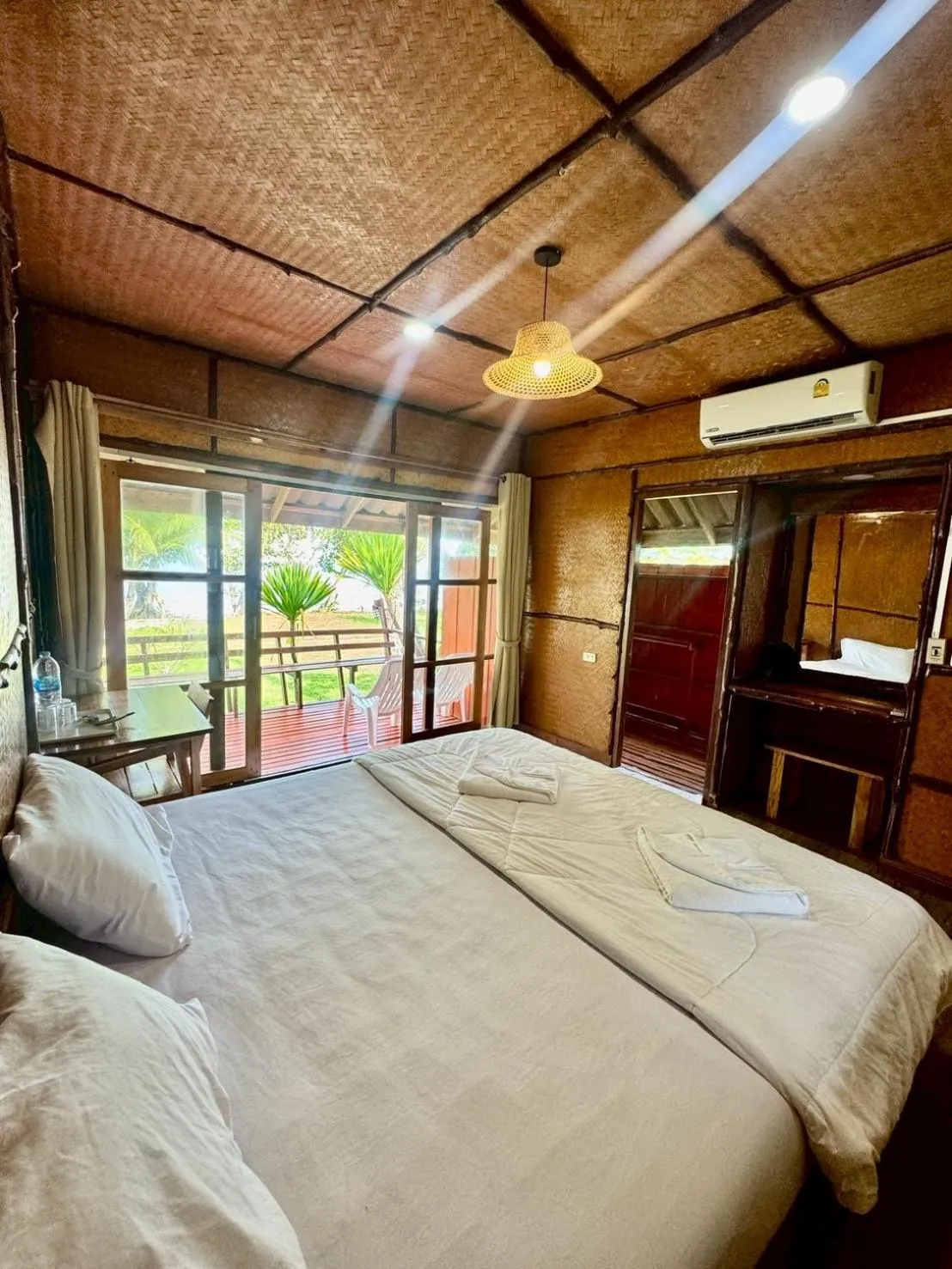 Bed in Libong Beach Resort