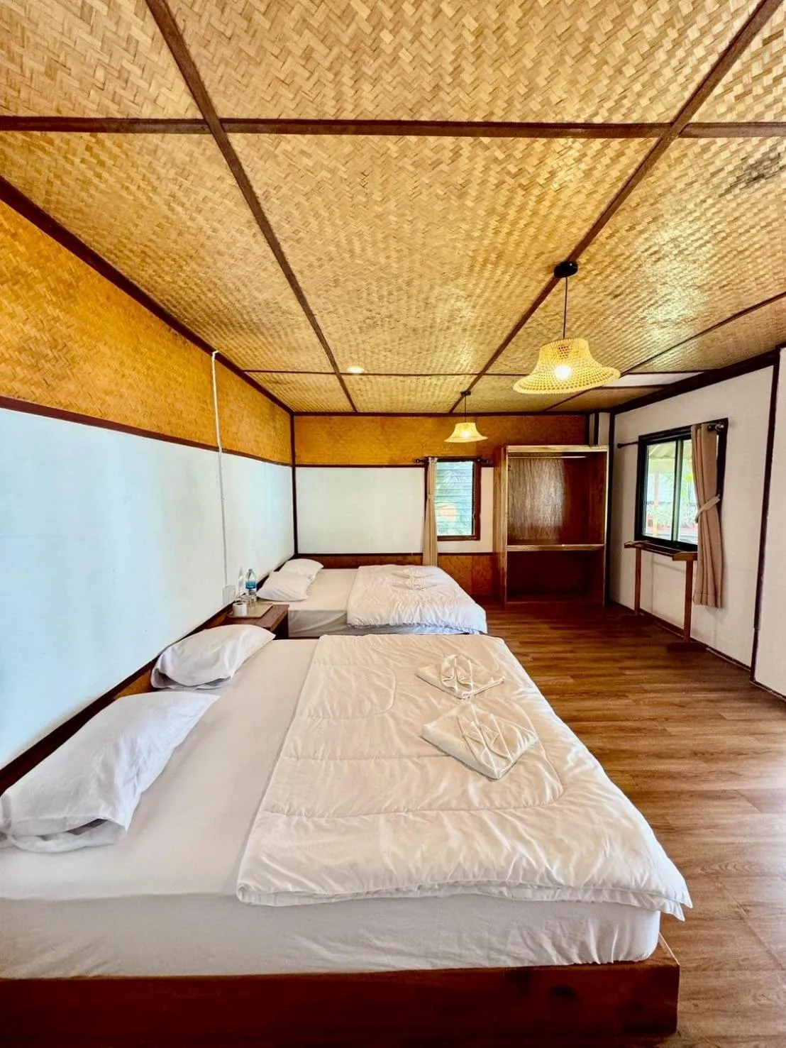 Bed in Libong Beach Resort