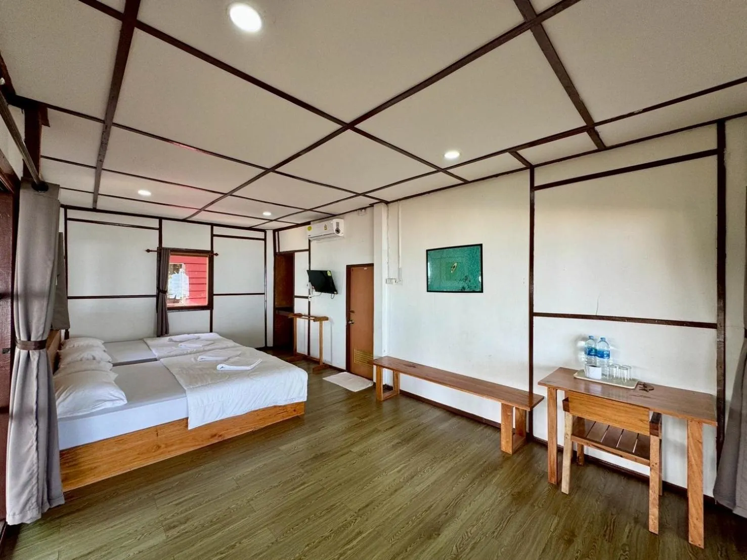 Bed in Libong Beach Resort