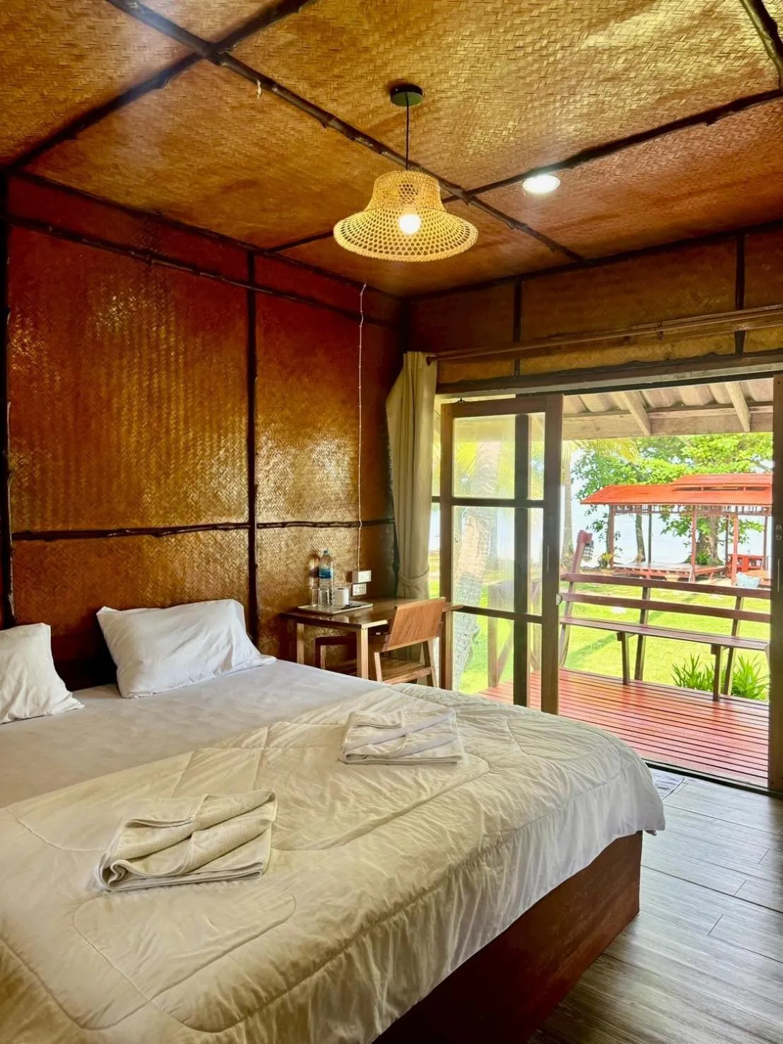 Bed in Libong Beach Resort