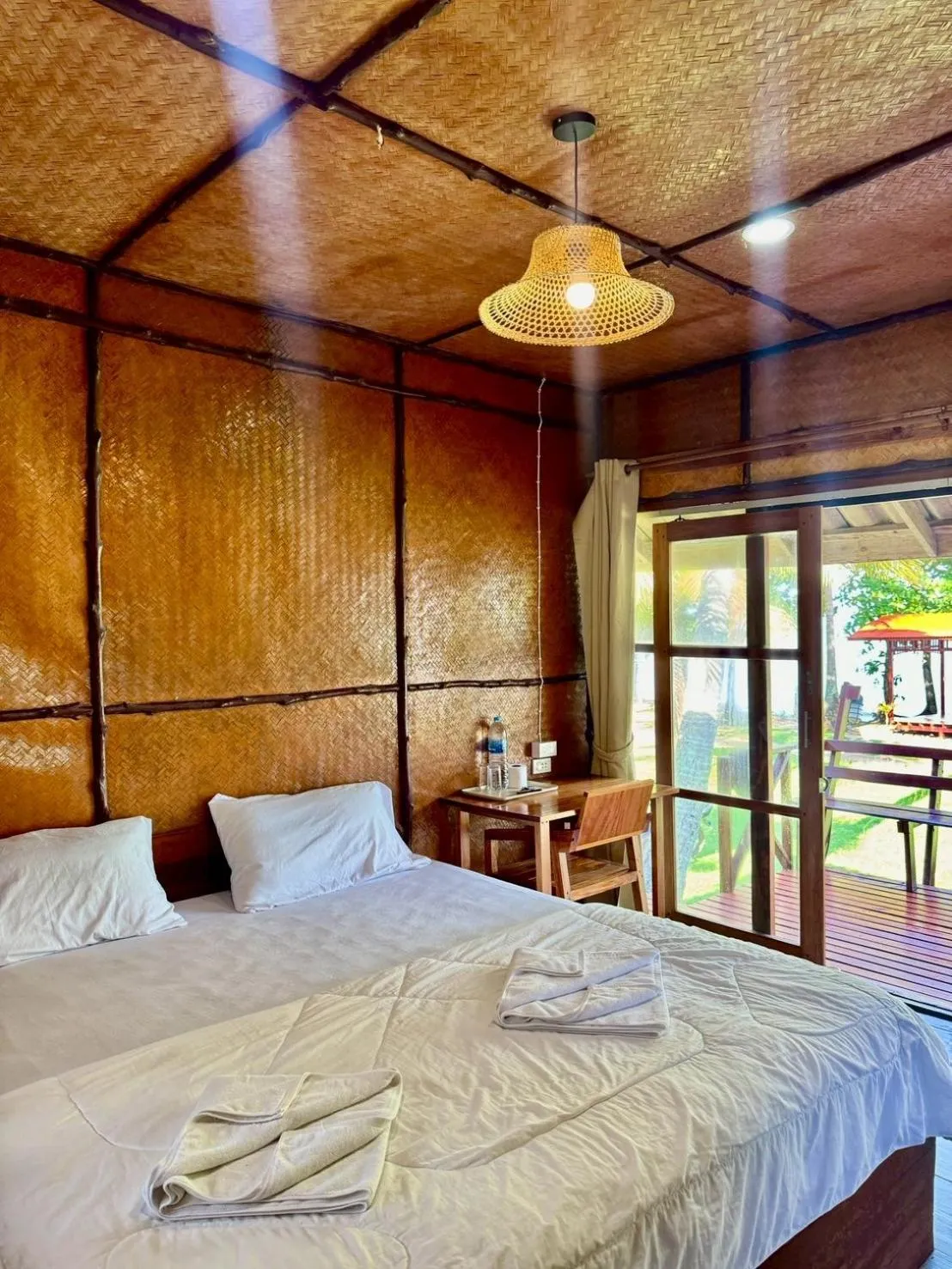 Bed in Libong Beach Resort