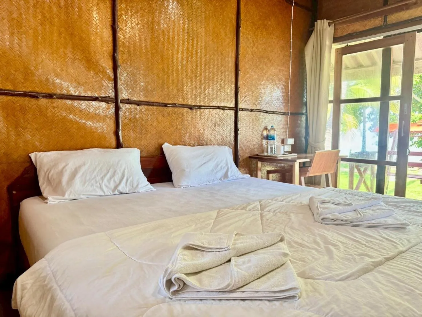 Bed in Libong Beach Resort