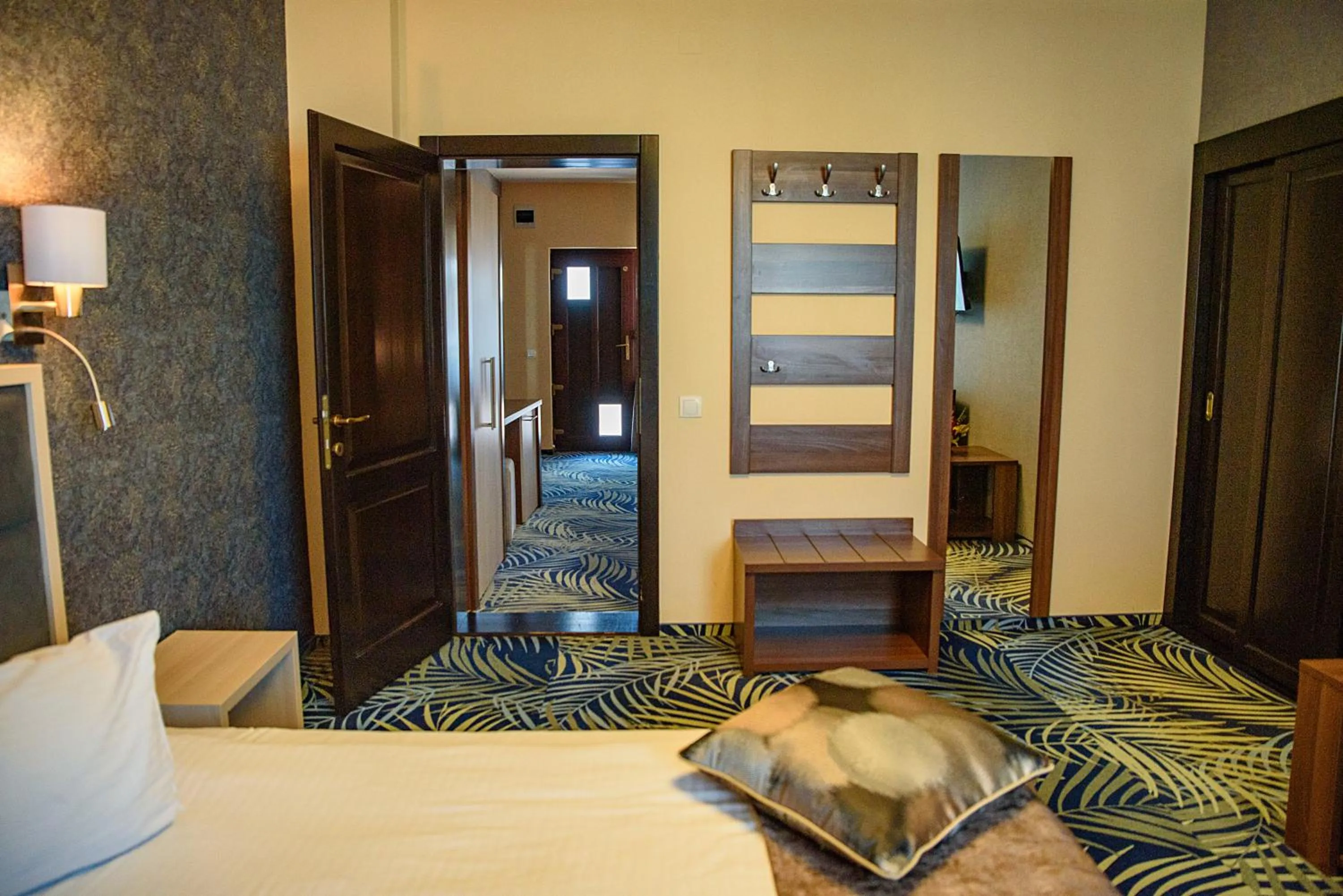 Bed in Hotel Stefani