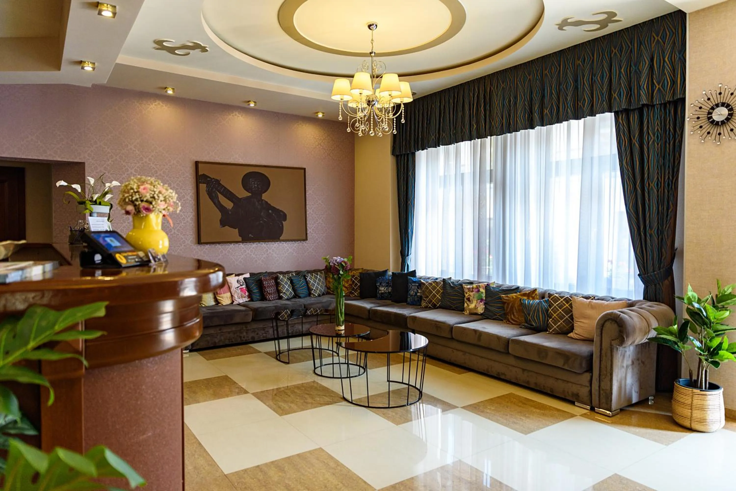 Lobby or reception in Hotel Stefani