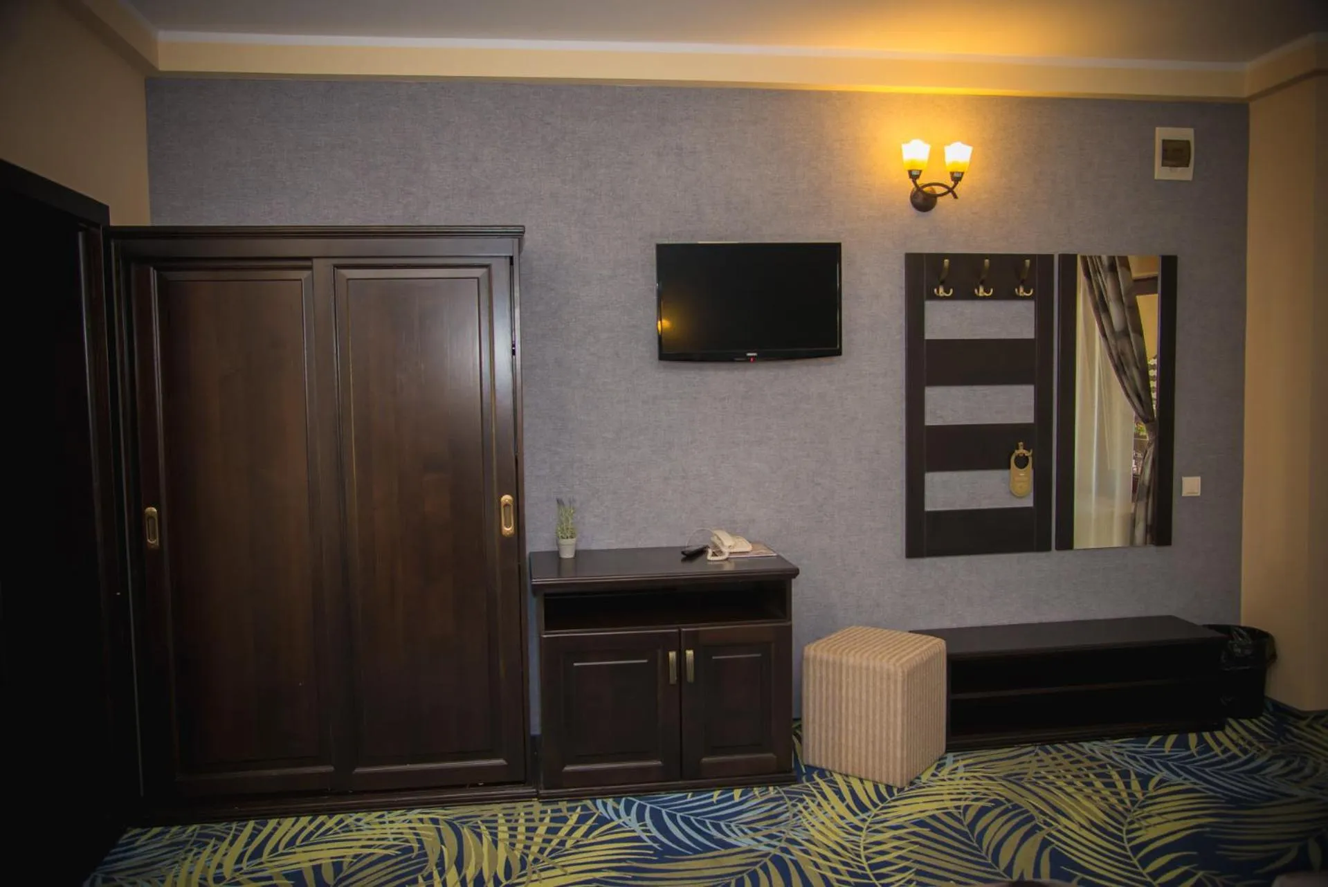 Bed in Hotel Stefani