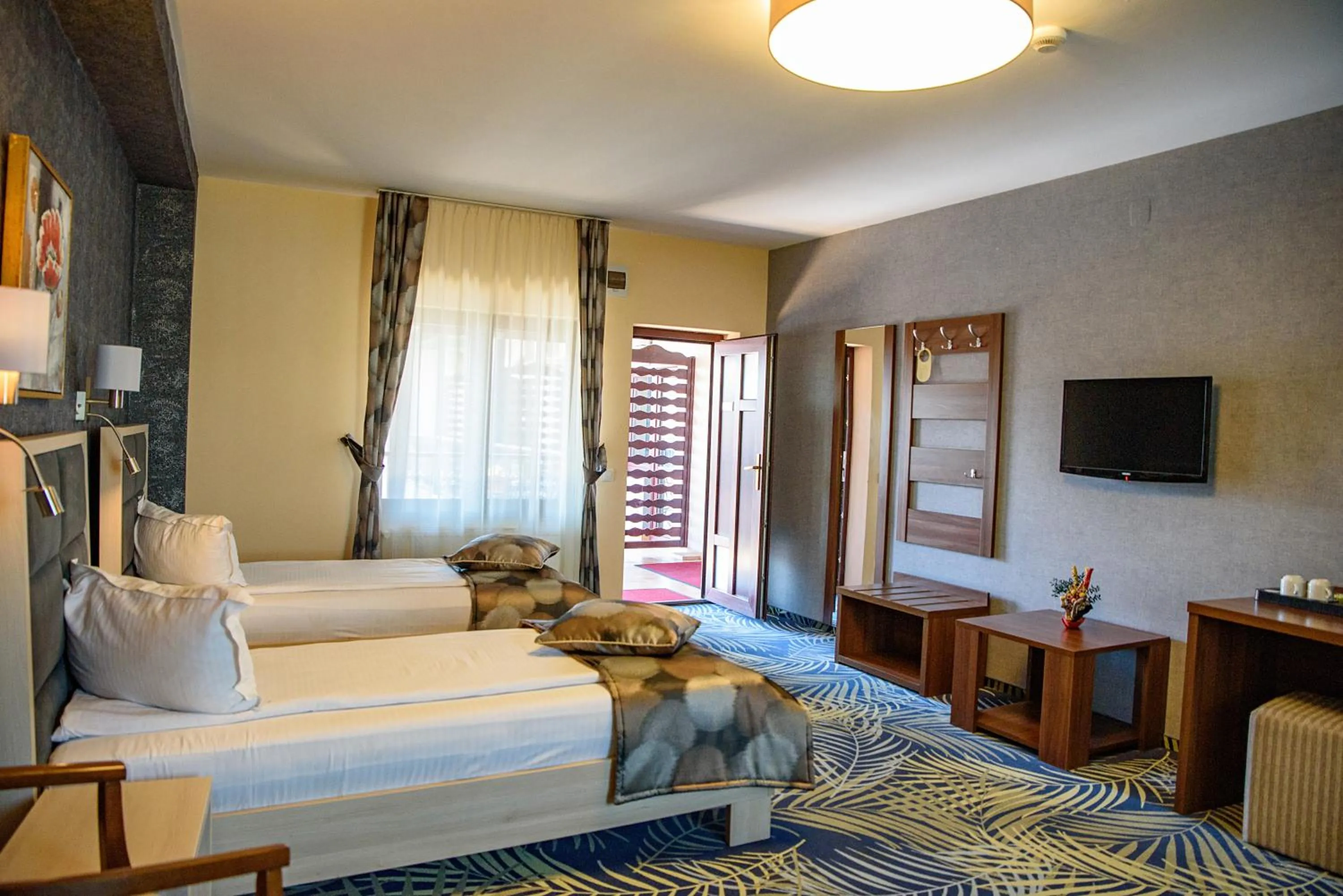 Bed in Hotel Stefani